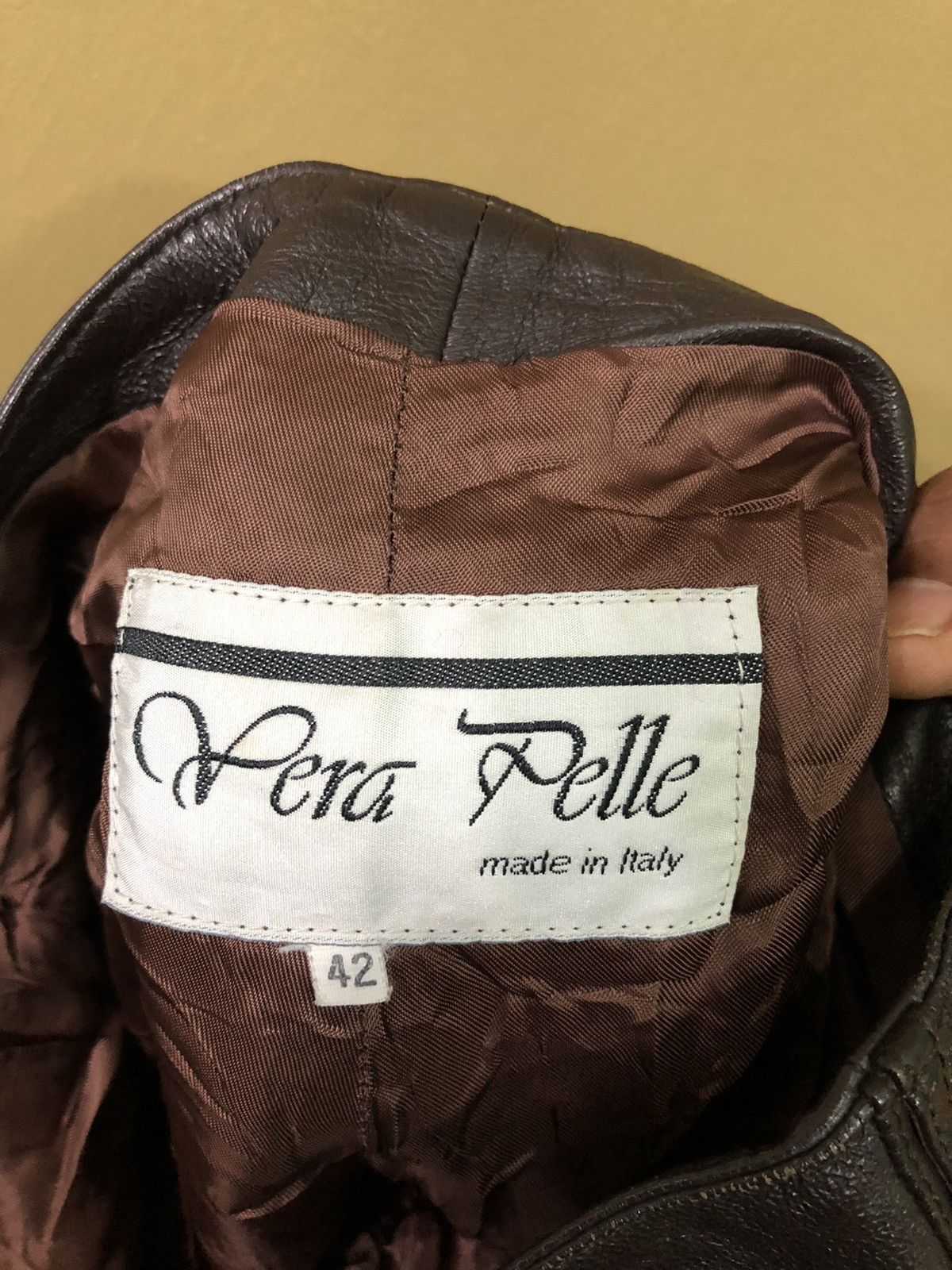 Leather Vintage Vera Pelle Leather Pants Size US 29 - 5 Thumbnail