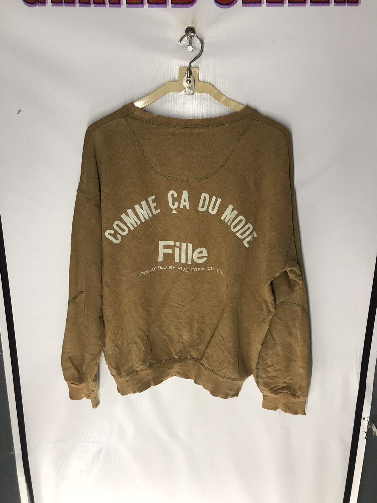 Comme Ca Ism × Japanese Brand Fille comme ca du mode back spell sweatshirt Size US M / EU 48-50 / 2 - 6 Thumbnail