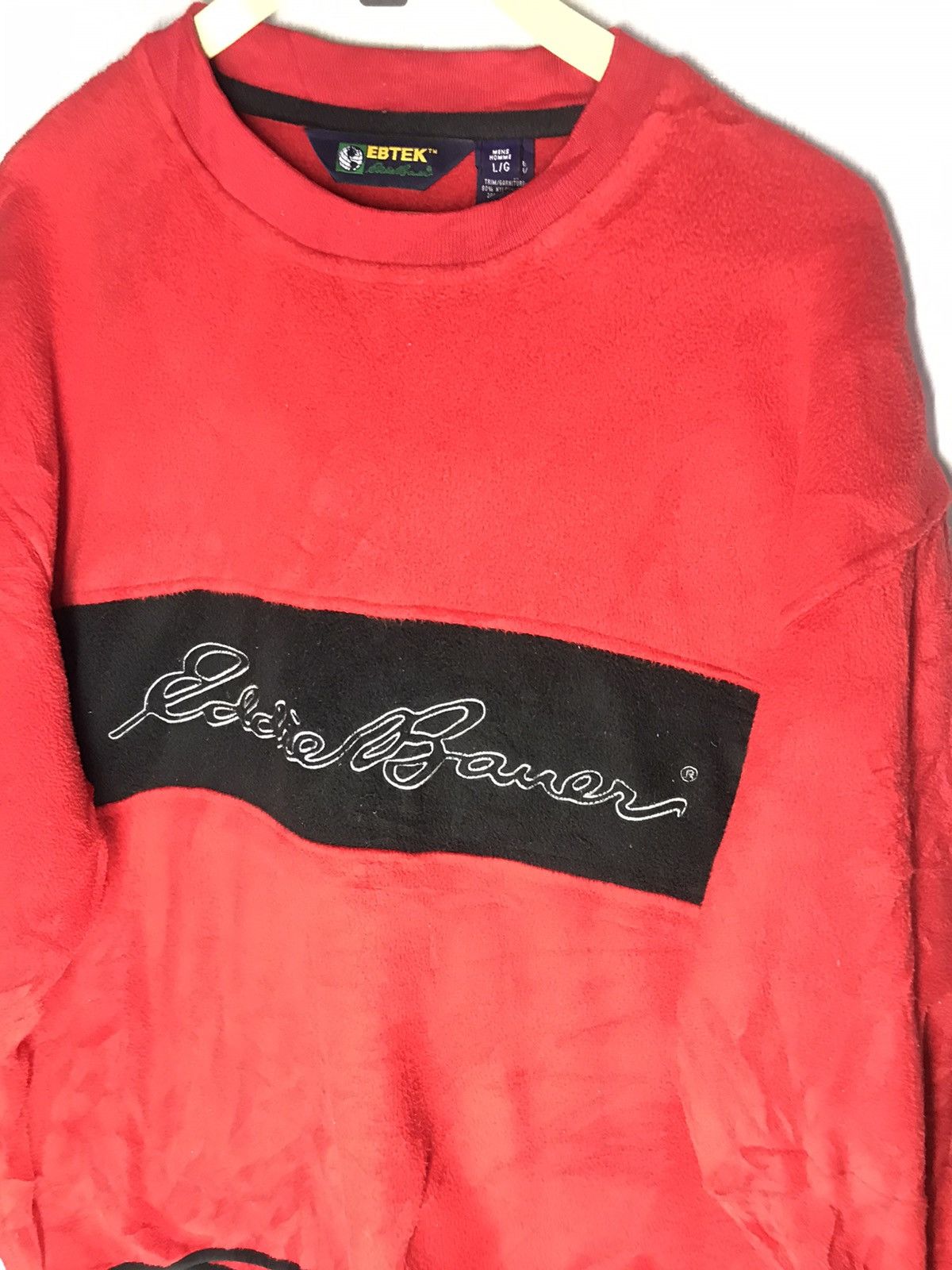Eddie Bauer × Polartec Eddie Bauer x polartec spellout fleece sweatshirt Size US L / EU 52-54 / 3 - 6 Thumbnail