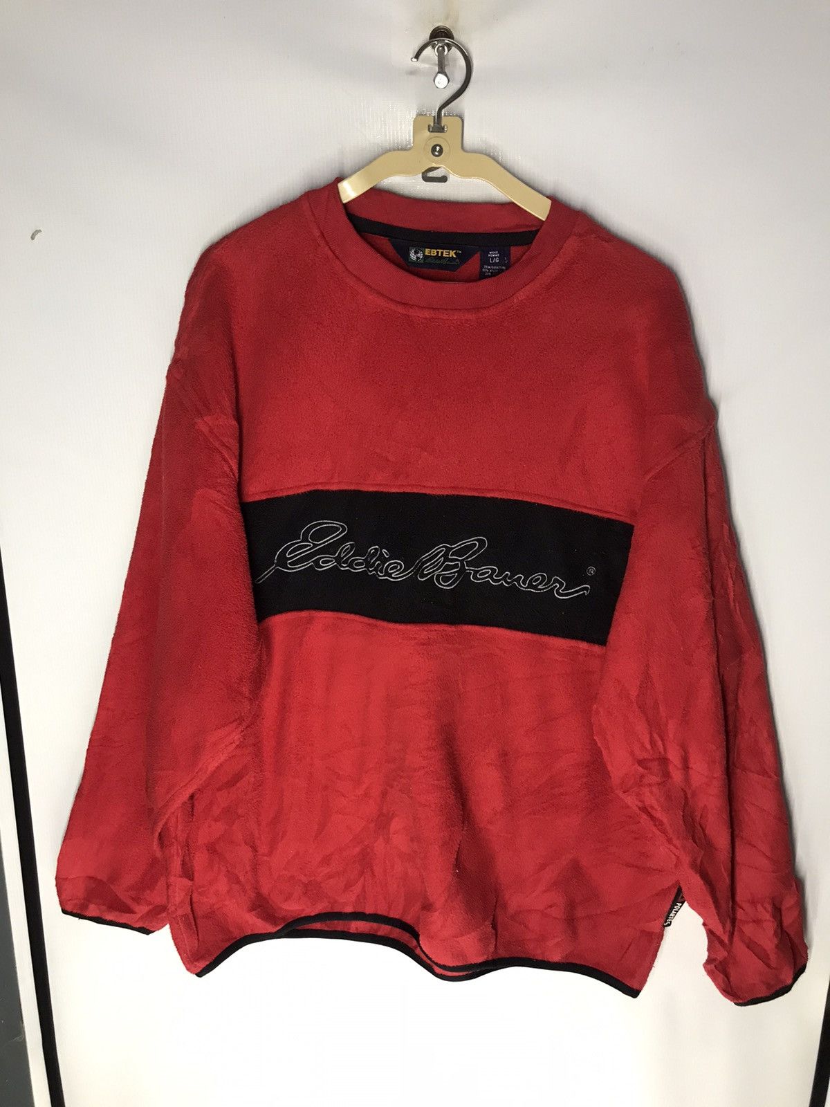 Eddie Bauer × Polartec Eddie Bauer x polartec spellout fleece sweatshirt Size US L / EU 52-54 / 3 - 7 Thumbnail