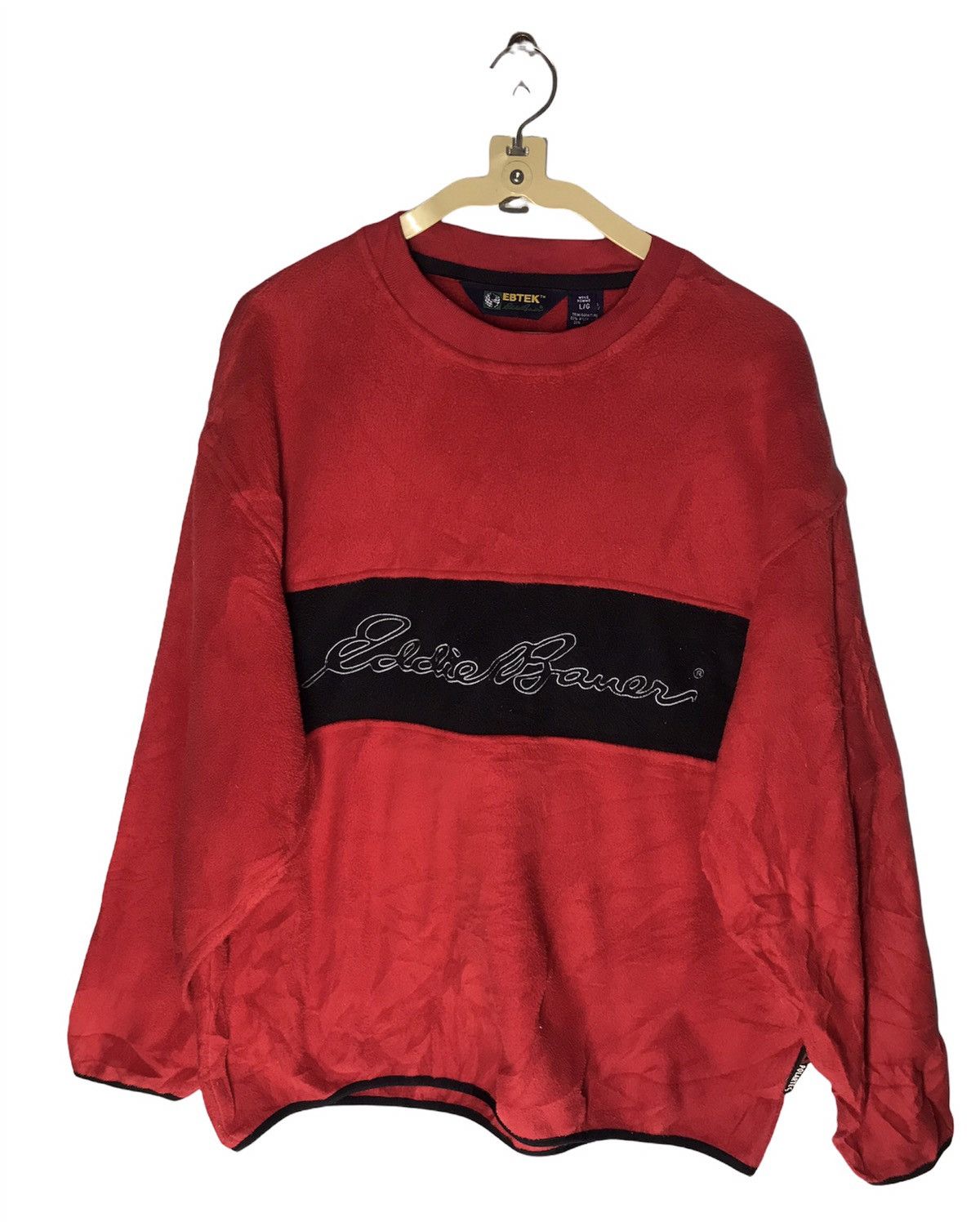 Eddie Bauer × Polartec Eddie Bauer x polartec spellout fleece sweatshirt Size US L / EU 52-54 / 3 - 1 Thumbnail