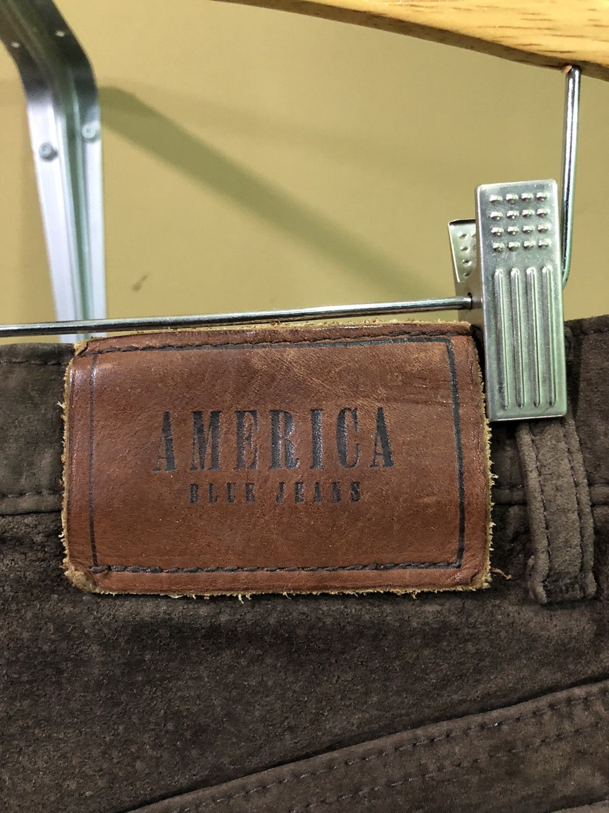 Genuine Leather Vintage Leather America Blue Jeans Size US 30 / EU 46 - 4 Thumbnail
