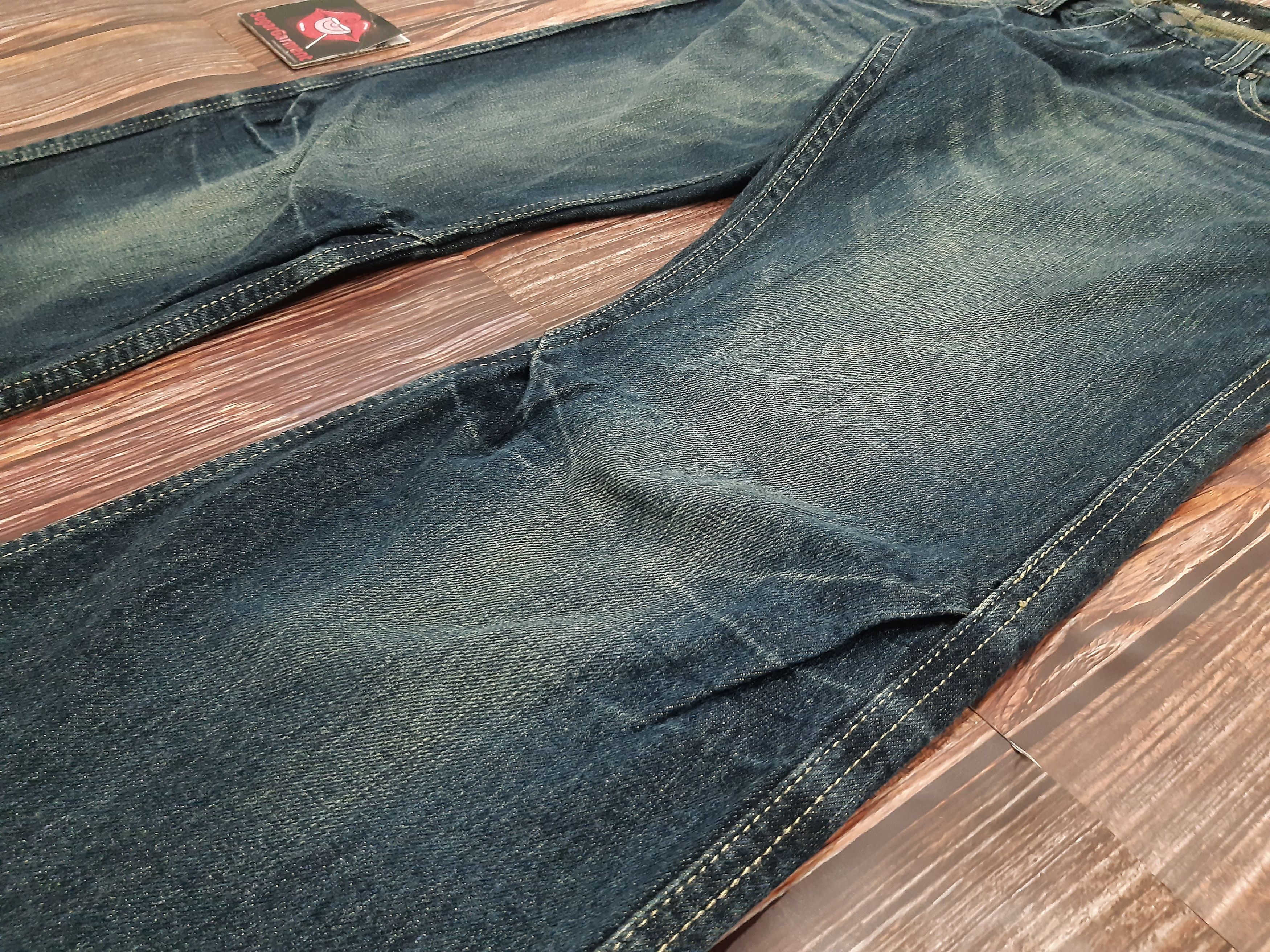 Japanese Brand Bootcut Jeans Rasta Reggae Vintage Size US 31 - 4 Thumbnail