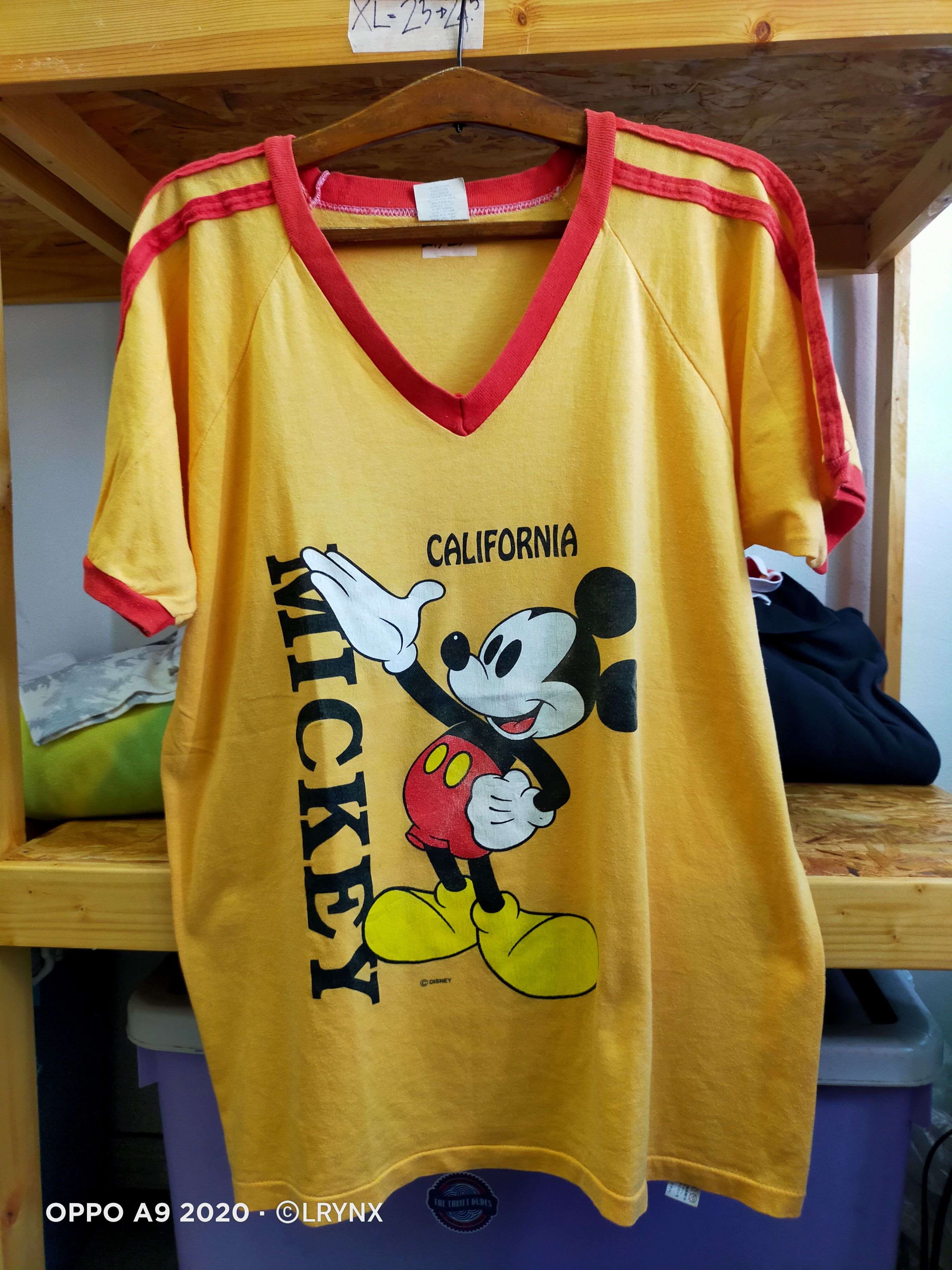 Mickey Mouse VINTAGE MICKEY MOUSE RINGER CALIFORNIA Size US L / EU 52-54 / 3 - 1 Thumbnail