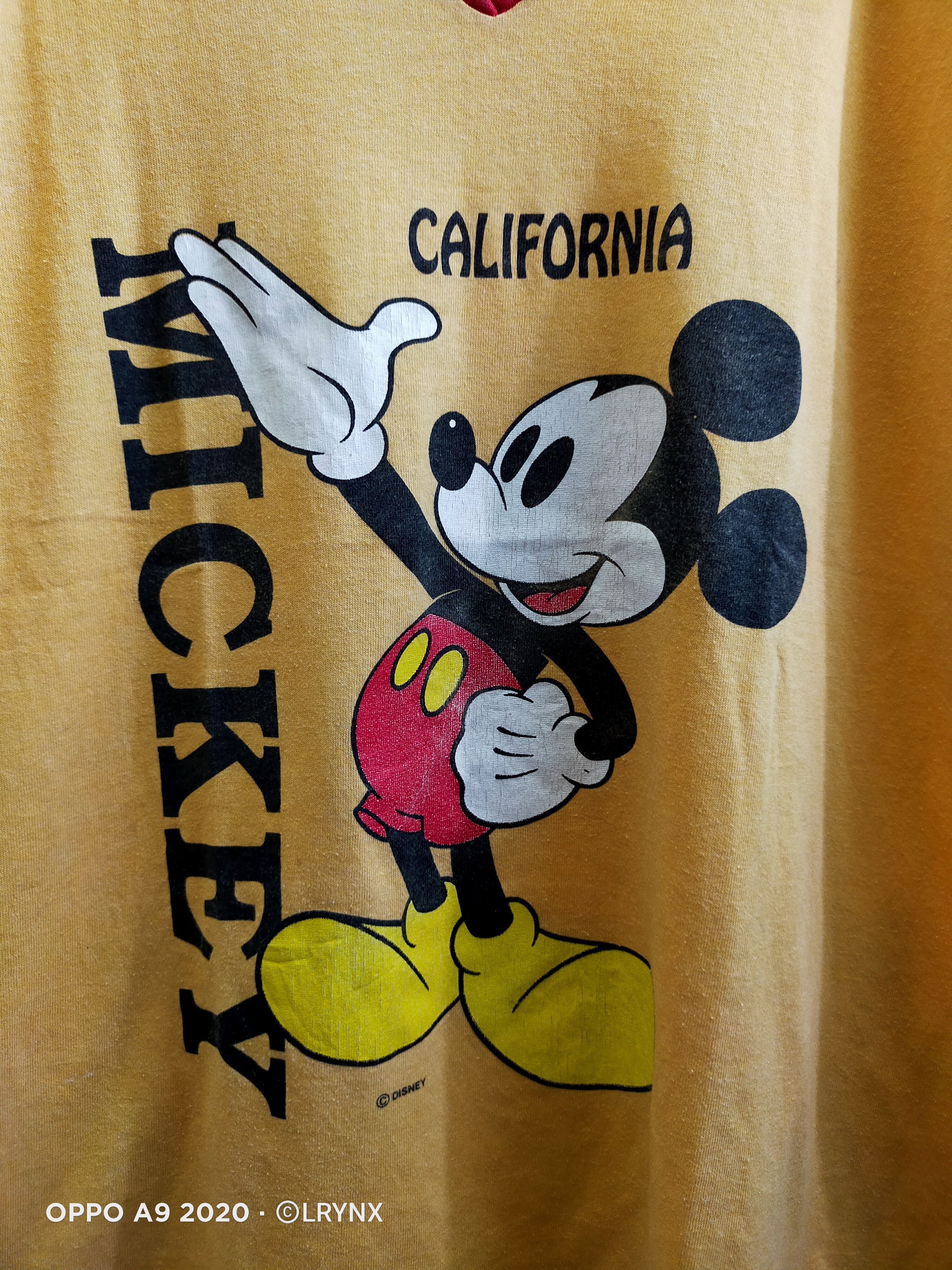 Mickey Mouse VINTAGE MICKEY MOUSE RINGER CALIFORNIA Size US L / EU 52-54 / 3 - 3 Thumbnail