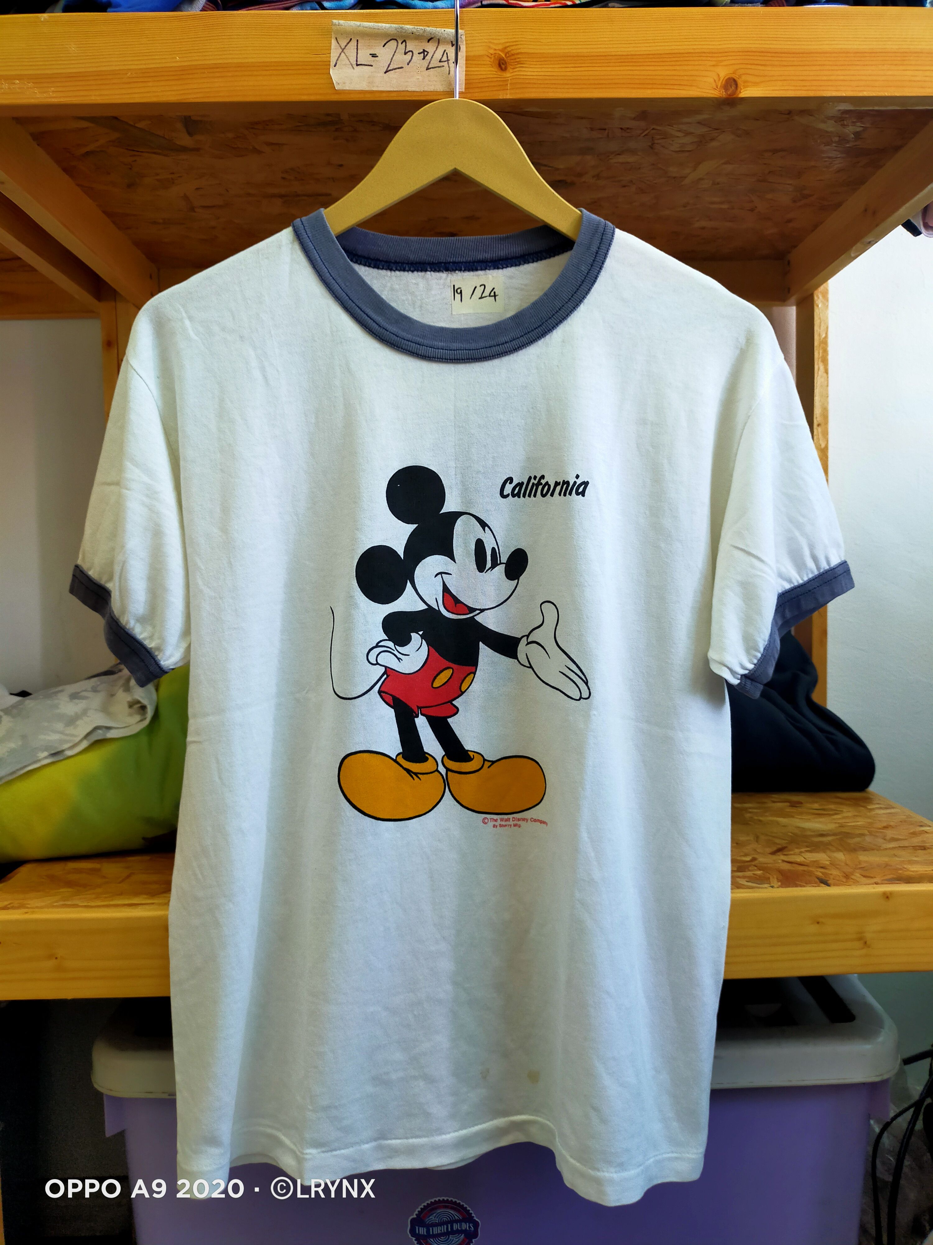 Mickey Mouse VINTAGE MICKEY MOUSE RINGER CALIFORNIA Size US M / EU 48-50 / 2 - 1 Thumbnail