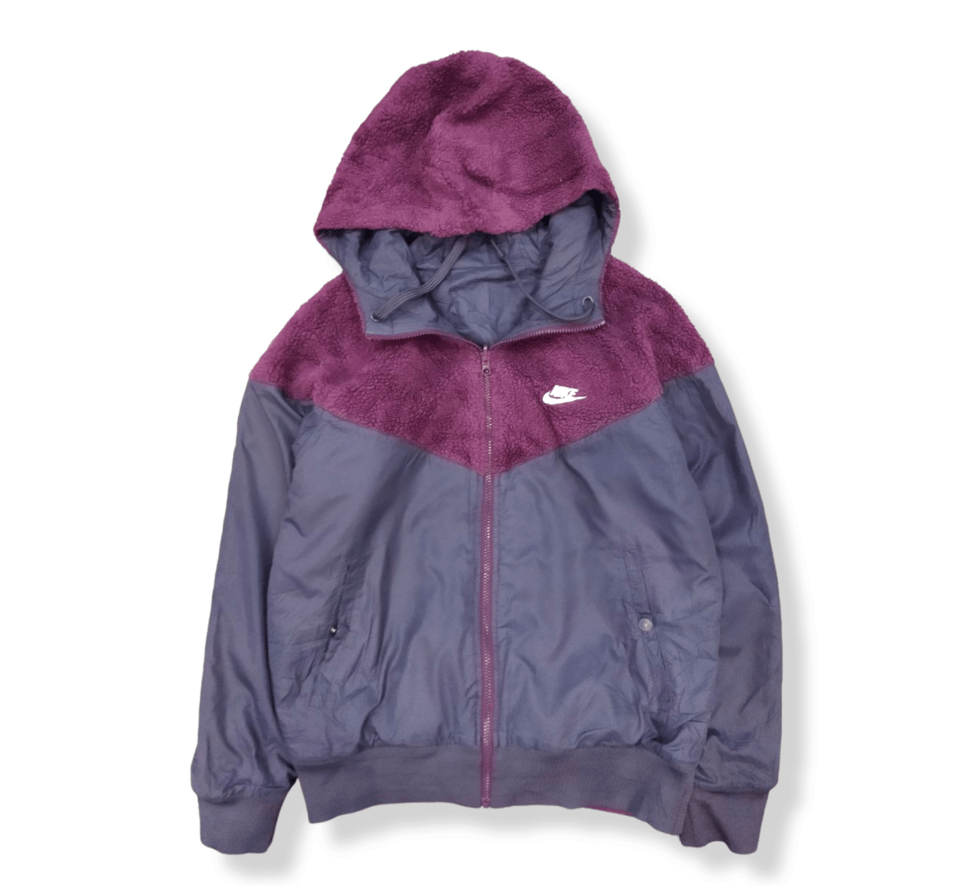 Nike Nike Boa Fleece Sherpa Reversible Jacket - Size L Size US L / EU 52-54 / 3 - 2 Thumbnail