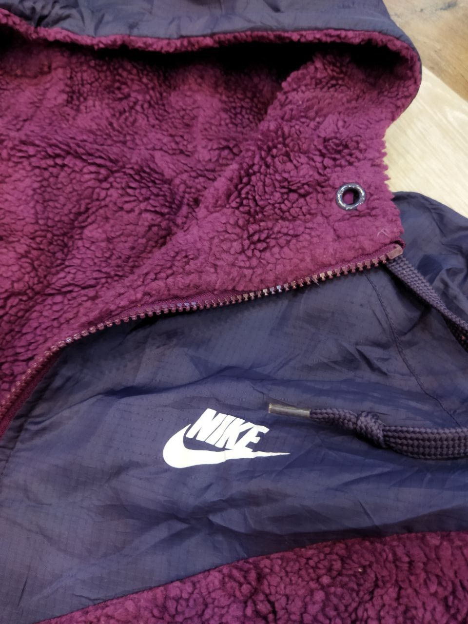 Nike Nike Boa Fleece Sherpa Reversible Jacket - Size L Size US L / EU 52-54 / 3 - 11 Thumbnail