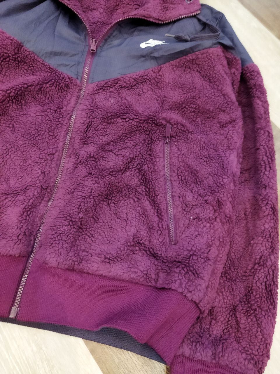 Nike Nike Boa Fleece Sherpa Reversible Jacket - Size L Size US L / EU 52-54 / 3 - 10 Thumbnail