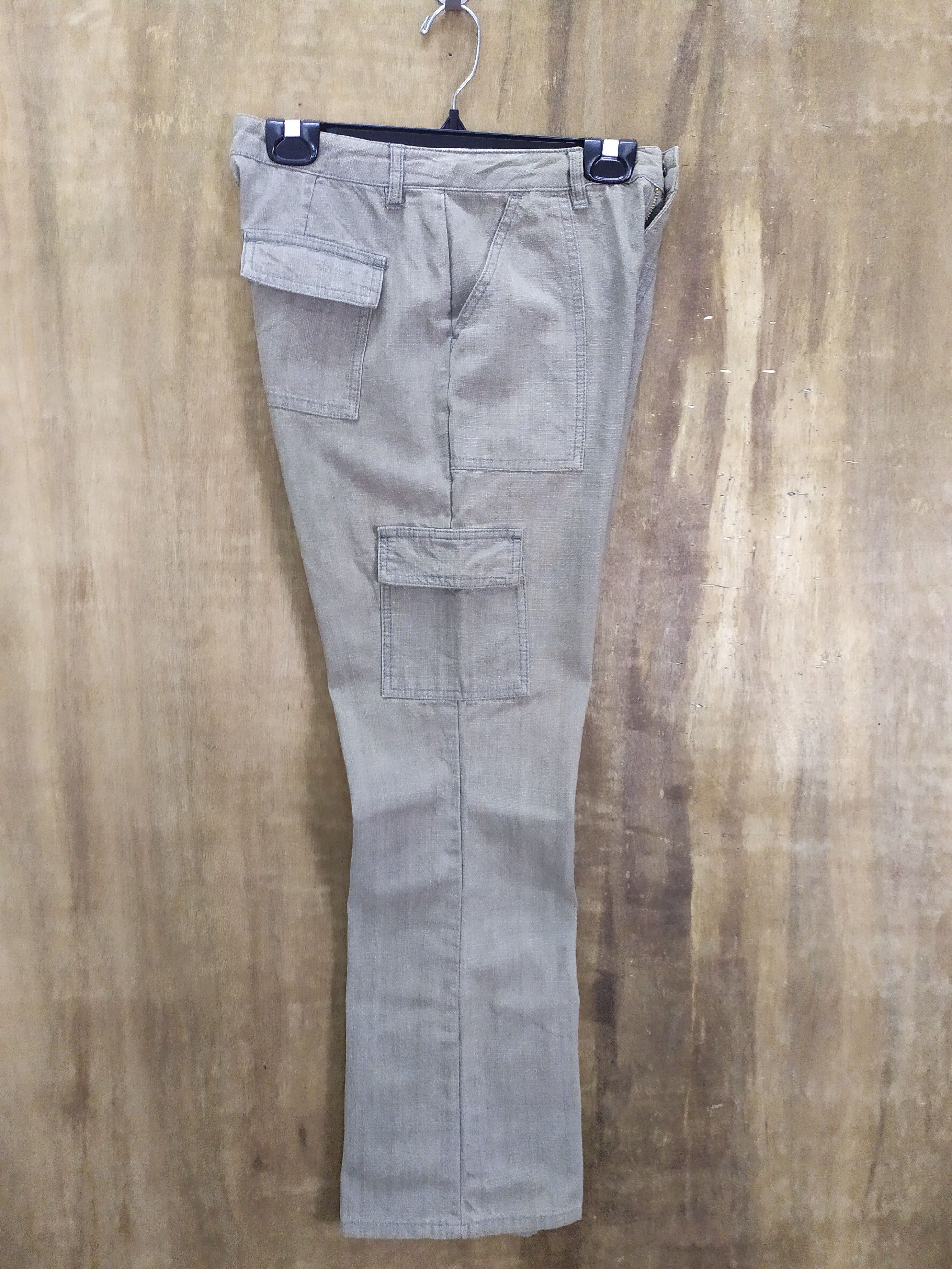 Japanese Brand STYLE BASIC FLARE CARGO PANTS Size US 27 - 14 Thumbnail