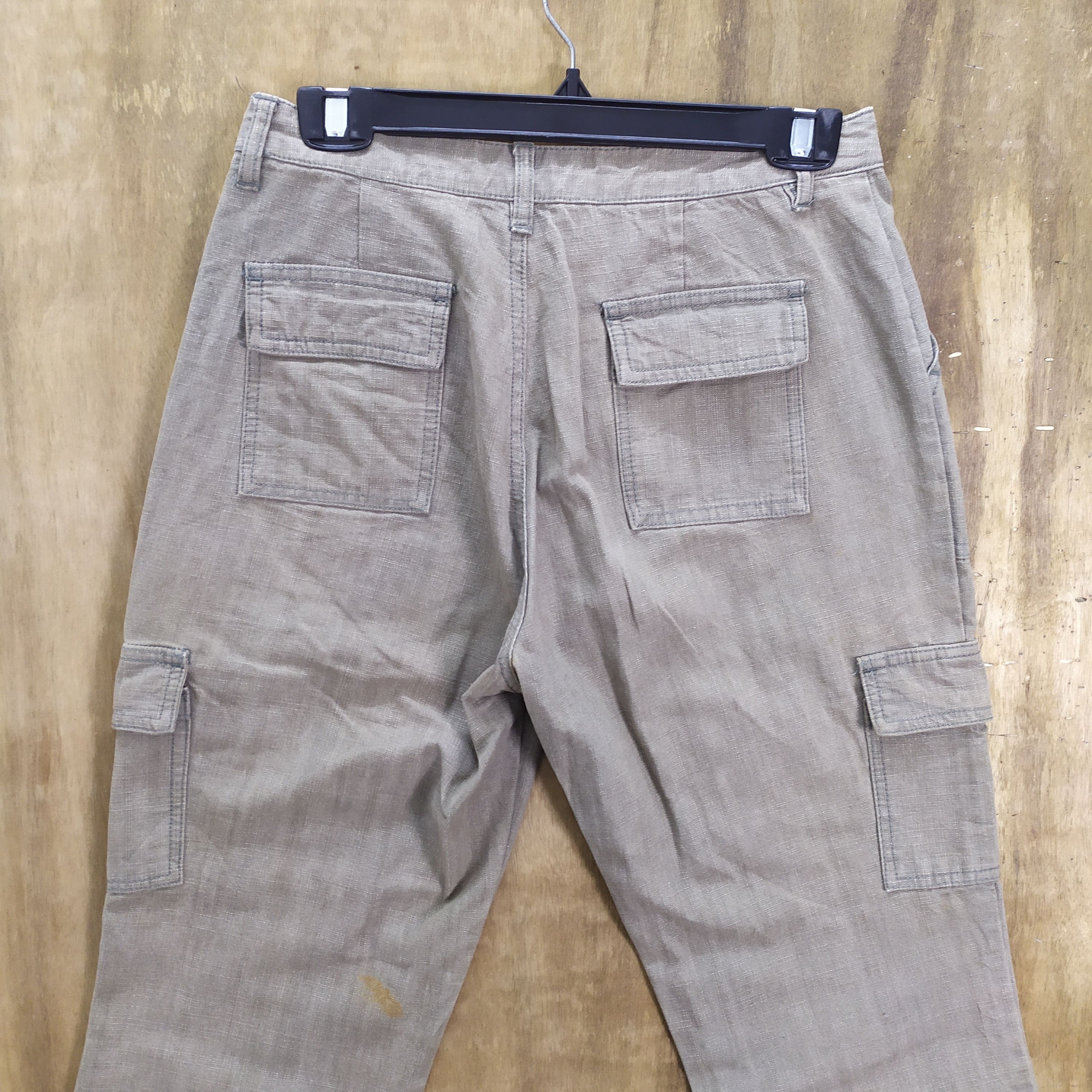 Japanese Brand STYLE BASIC FLARE CARGO PANTS Size US 27 - 18 Thumbnail