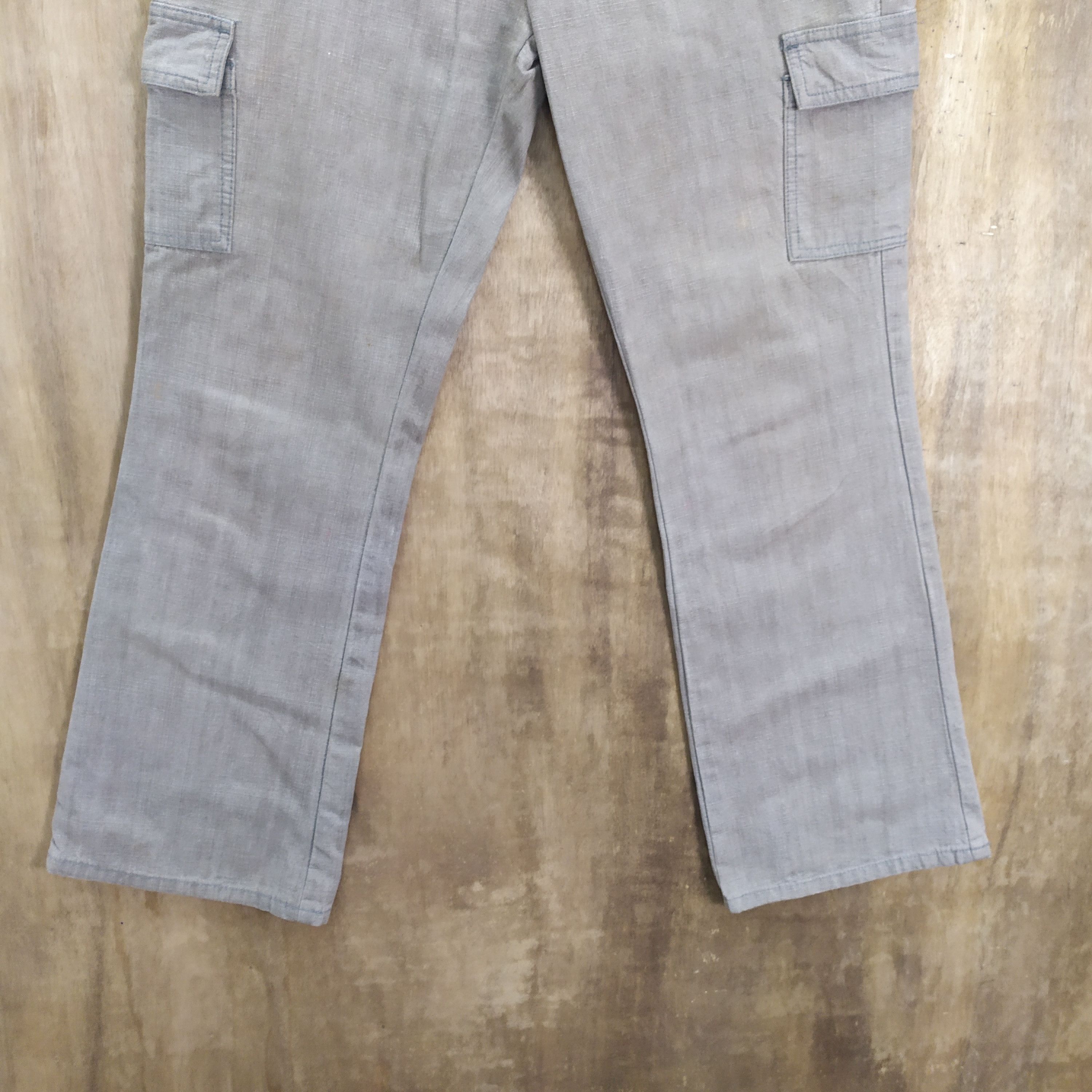 Japanese Brand STYLE BASIC FLARE CARGO PANTS Size US 27 - 9 Thumbnail
