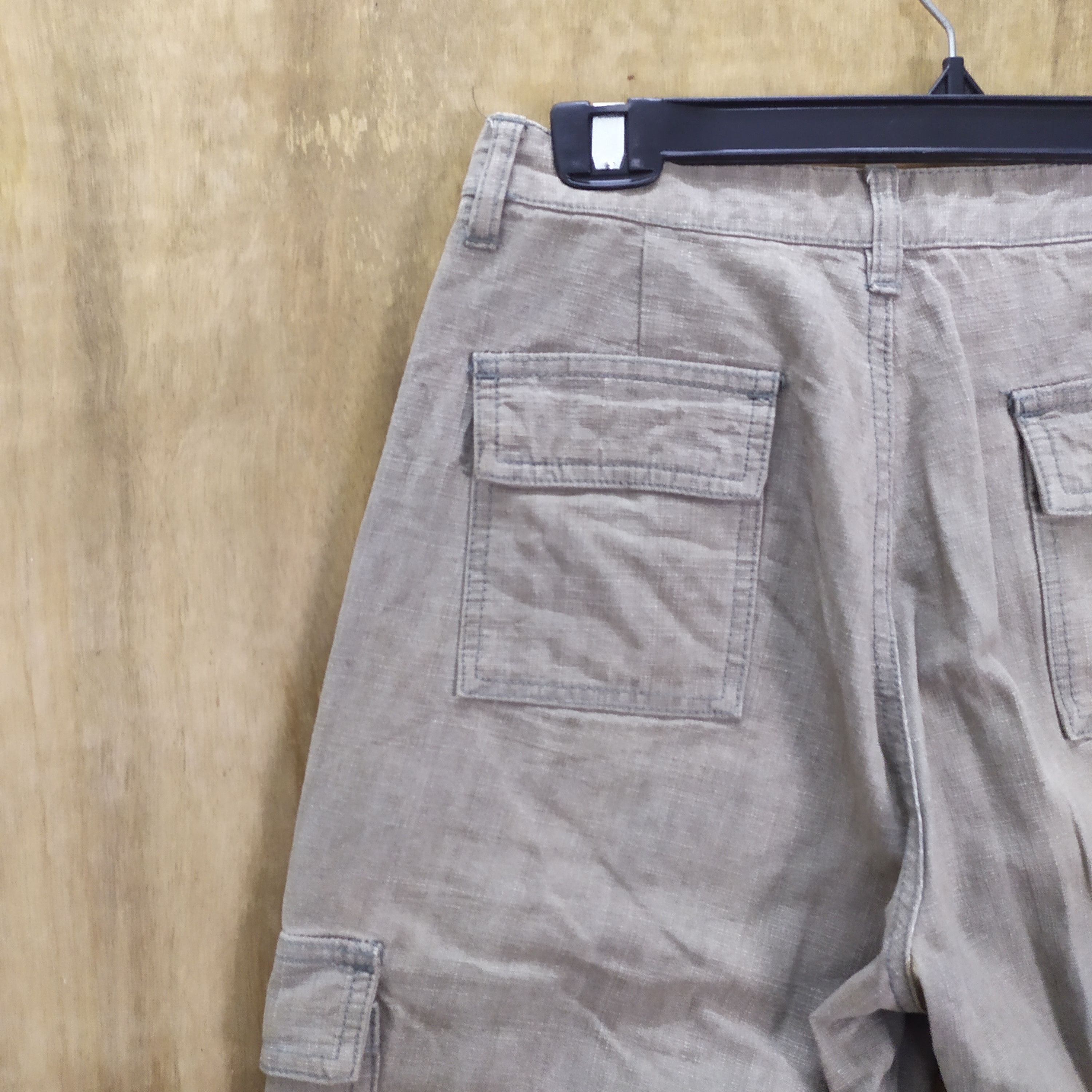 Japanese Brand STYLE BASIC FLARE CARGO PANTS Size US 27 - 16 Thumbnail