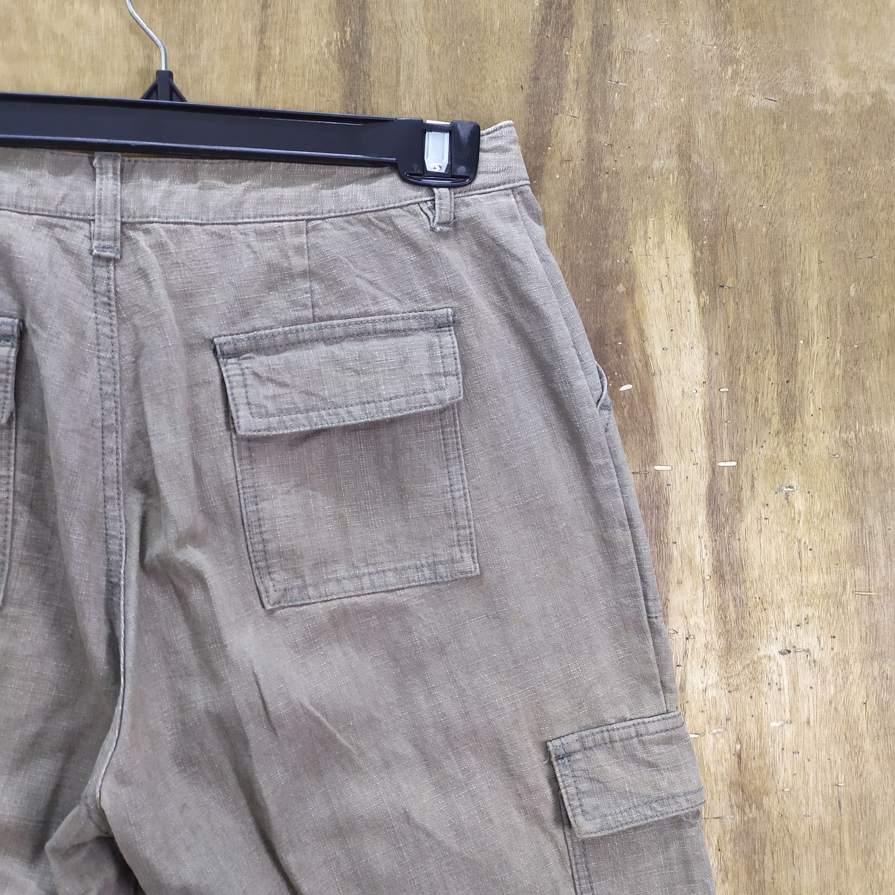Japanese Brand STYLE BASIC FLARE CARGO PANTS Size US 27 - 15 Thumbnail