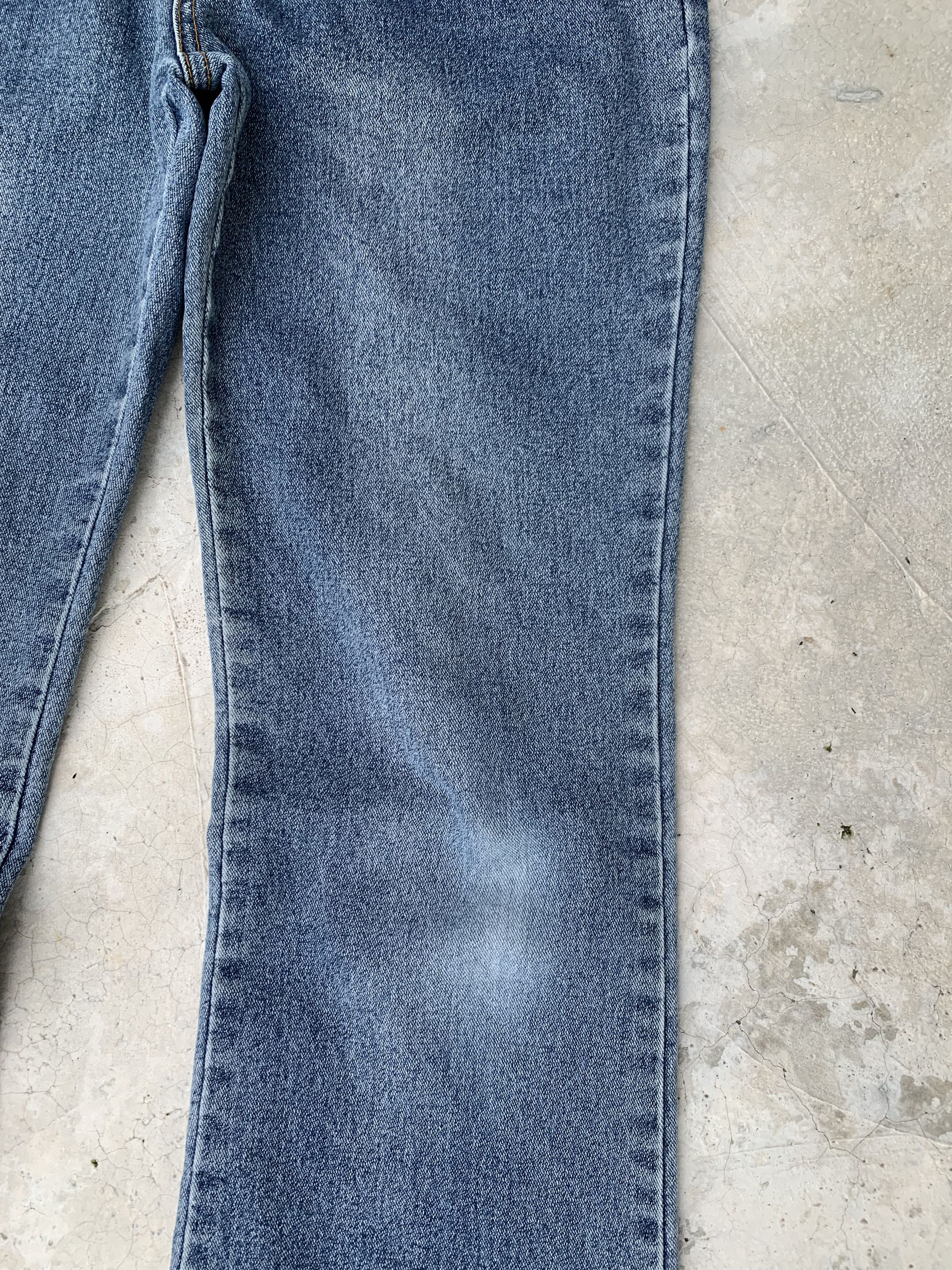 Japanese Brand Vintage DDZ Embroidered Flower Light Denim Jeans Stretchable Size 27" / US 4 / IT 40 - 8 Thumbnail