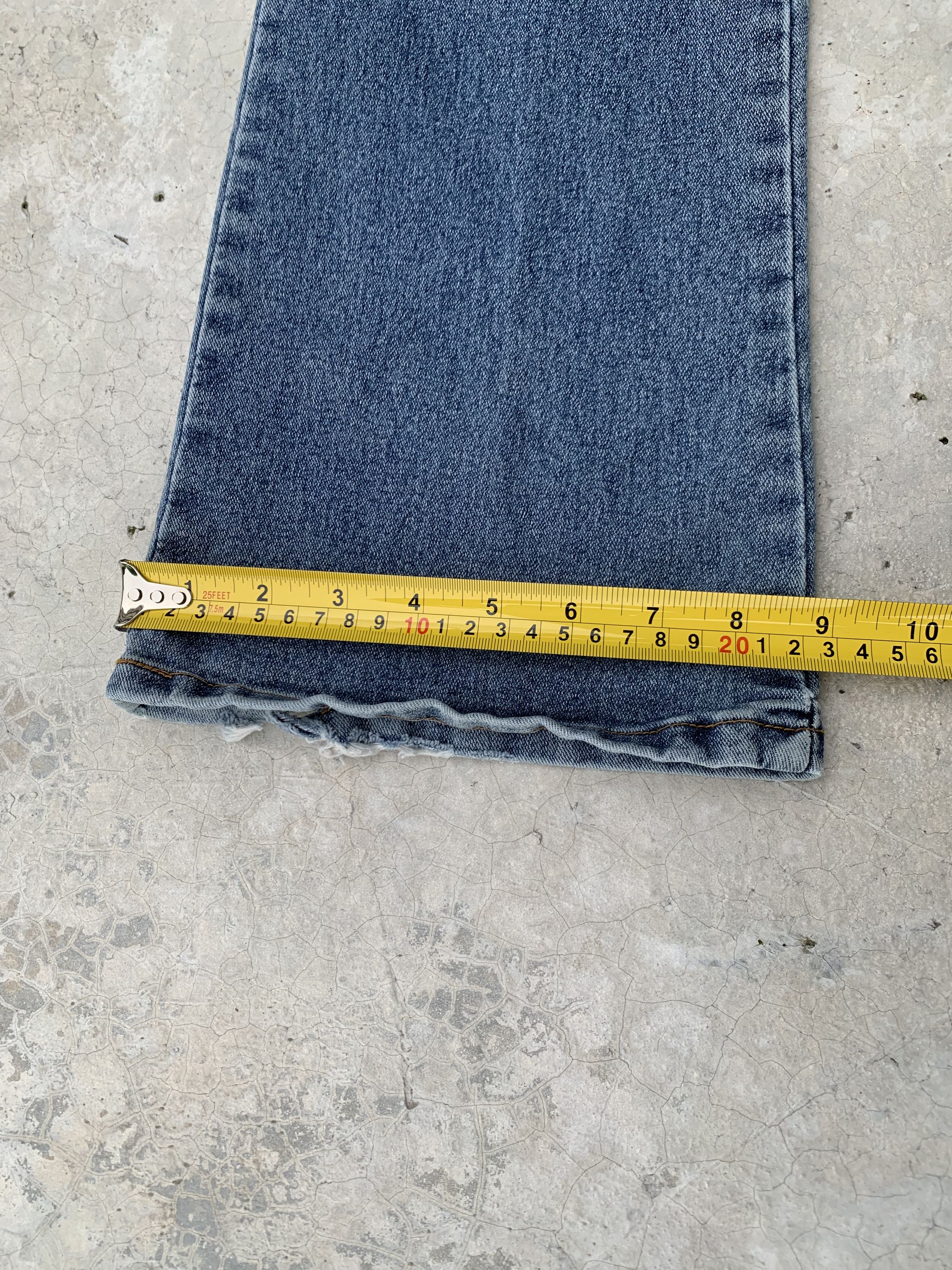 Japanese Brand Vintage DDZ Embroidered Flower Light Denim Jeans Stretchable Size 27" / US 4 / IT 40 - 11 Thumbnail