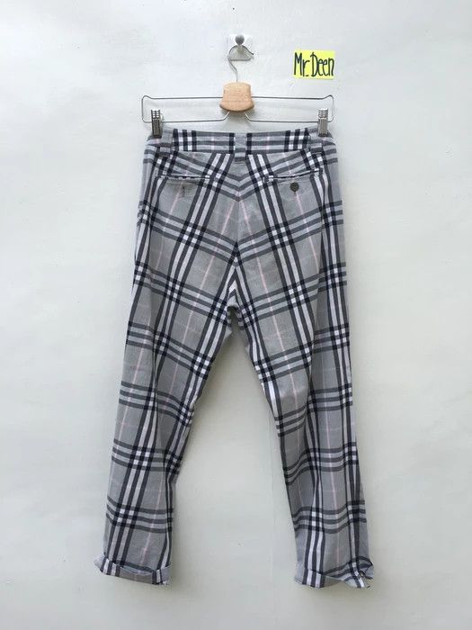 Burberry Burberry Nova Check Midi Slim Pants Size US 29 - 8 Thumbnail