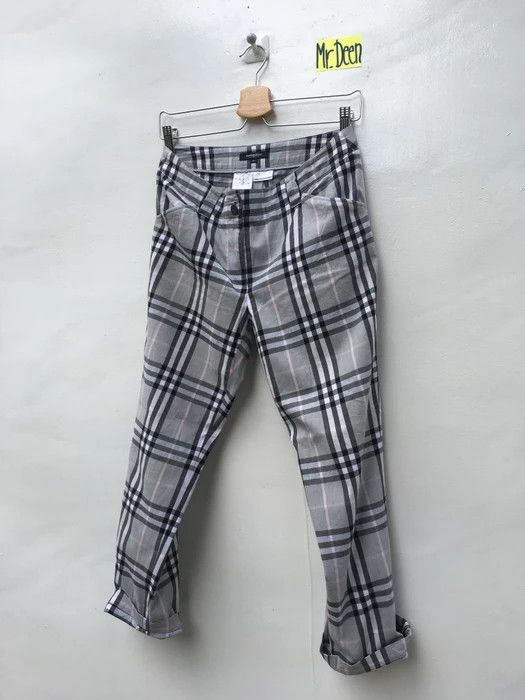 Burberry Burberry Nova Check Midi Slim Pants Size US 29 - 3 Thumbnail