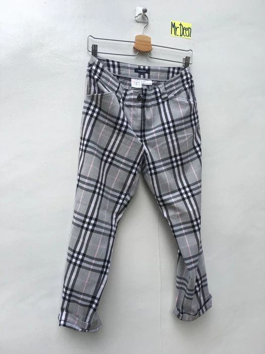 Burberry Burberry Nova Check Midi Slim Pants Size US 29 - 2 Thumbnail