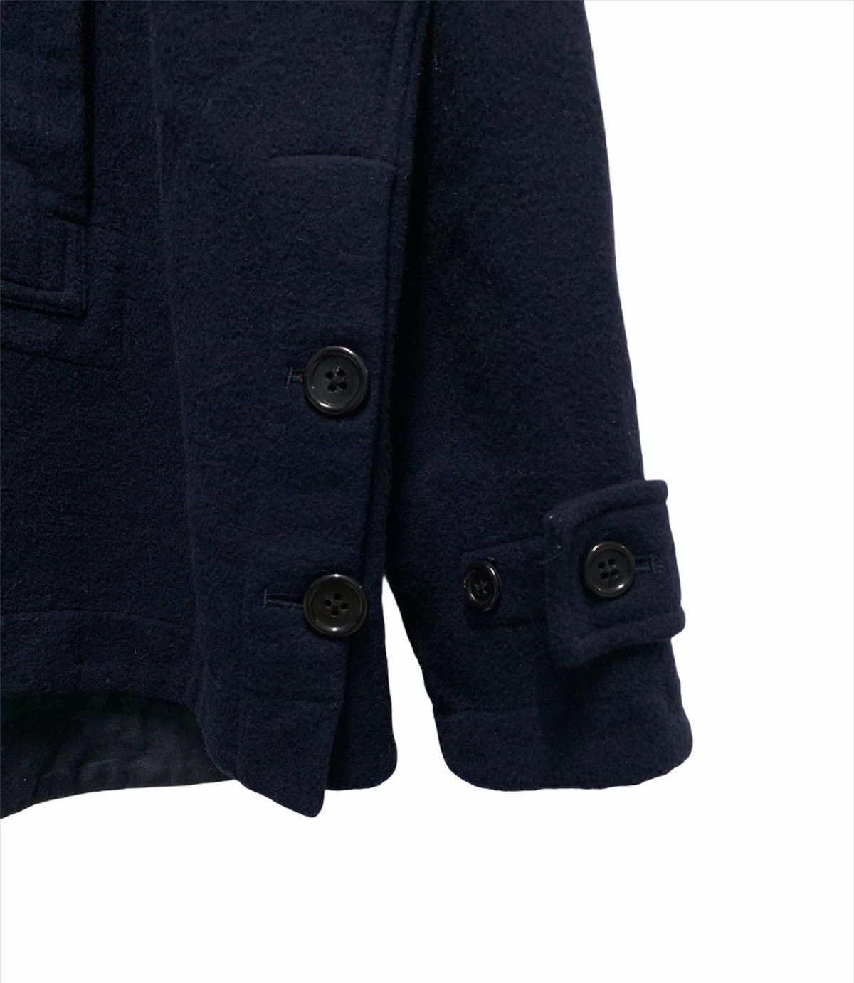 If Six Was Nine × Karl Helmut × Le Grande Bleu (L.G.B.) 🇯🇵Vintage Karl Helmut Kangaroo Pocket Pullover Wool Jacket Size US M / EU 48-50 / 2 - 3 Thumbnail