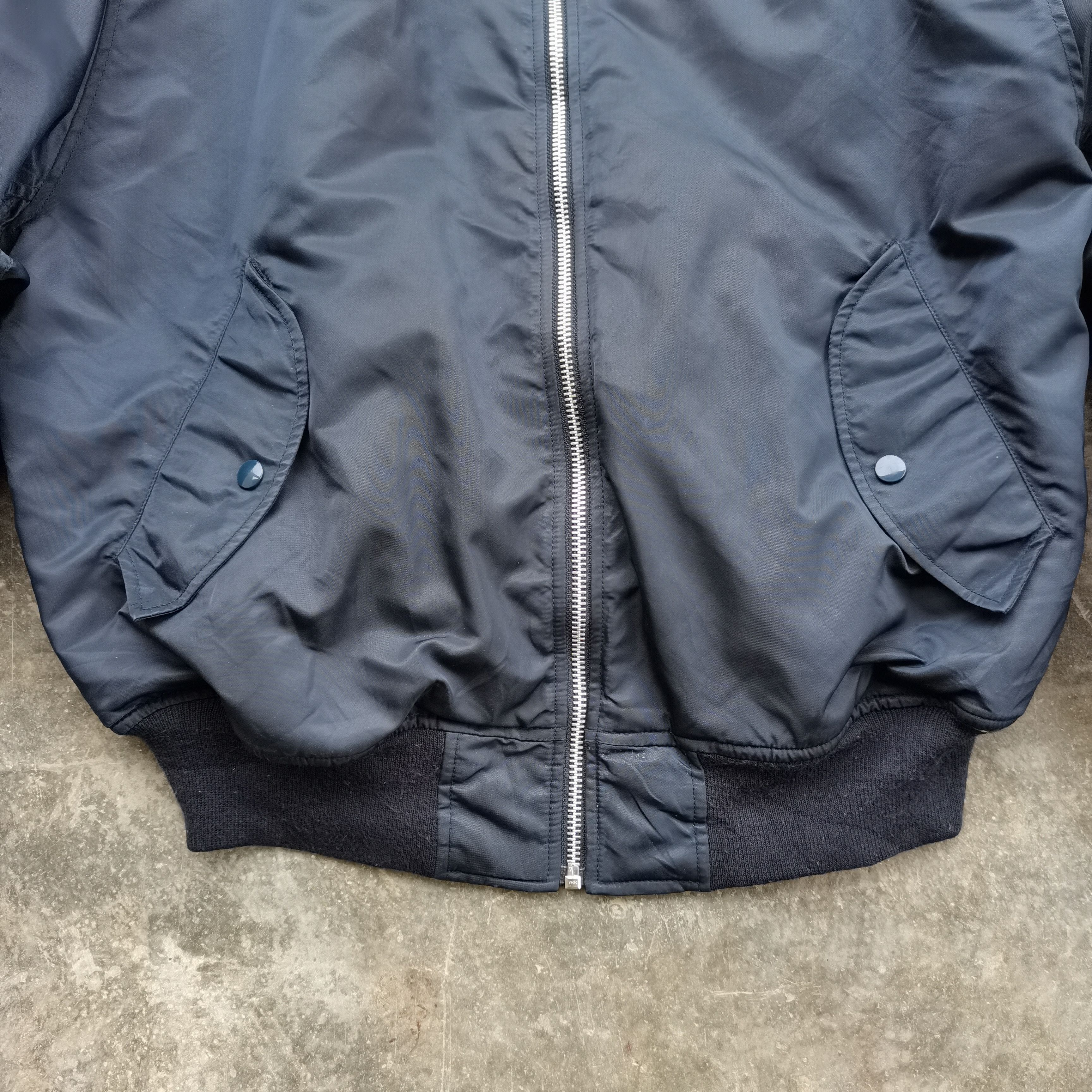 Japanese Brand Archive🔥 Vintage Uniqlo Zipper Up Bomber Jacket Size US L / EU 52-54 / 3 - 3 Thumbnail
