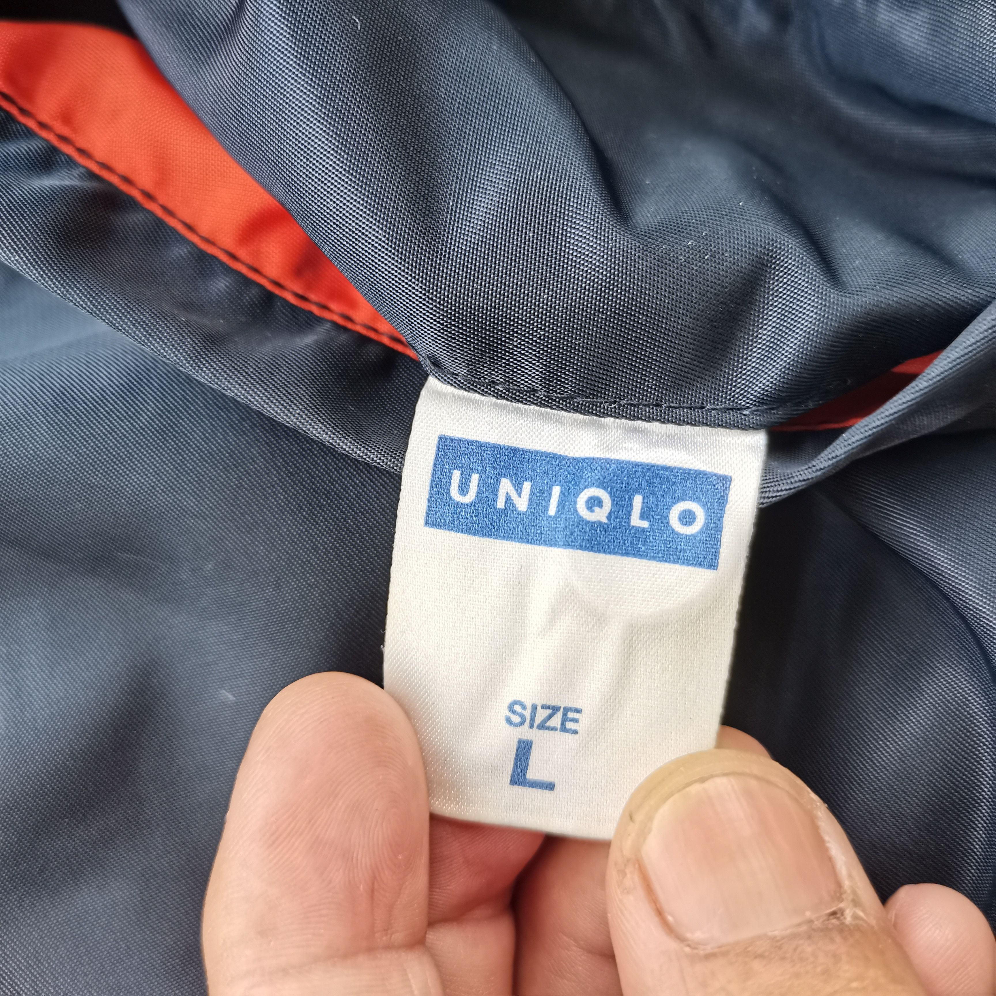 Japanese Brand Archive🔥 Vintage Uniqlo Zipper Up Bomber Jacket Size US L / EU 52-54 / 3 - 9 Thumbnail