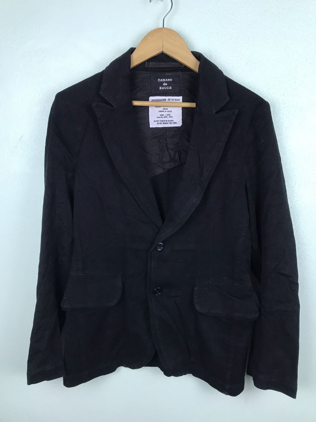 CABANE de ZUCCa ライダースジャケット Mens CABANE de ZUCCa Issey Miyake A Net Inc Double Rider D Pocket