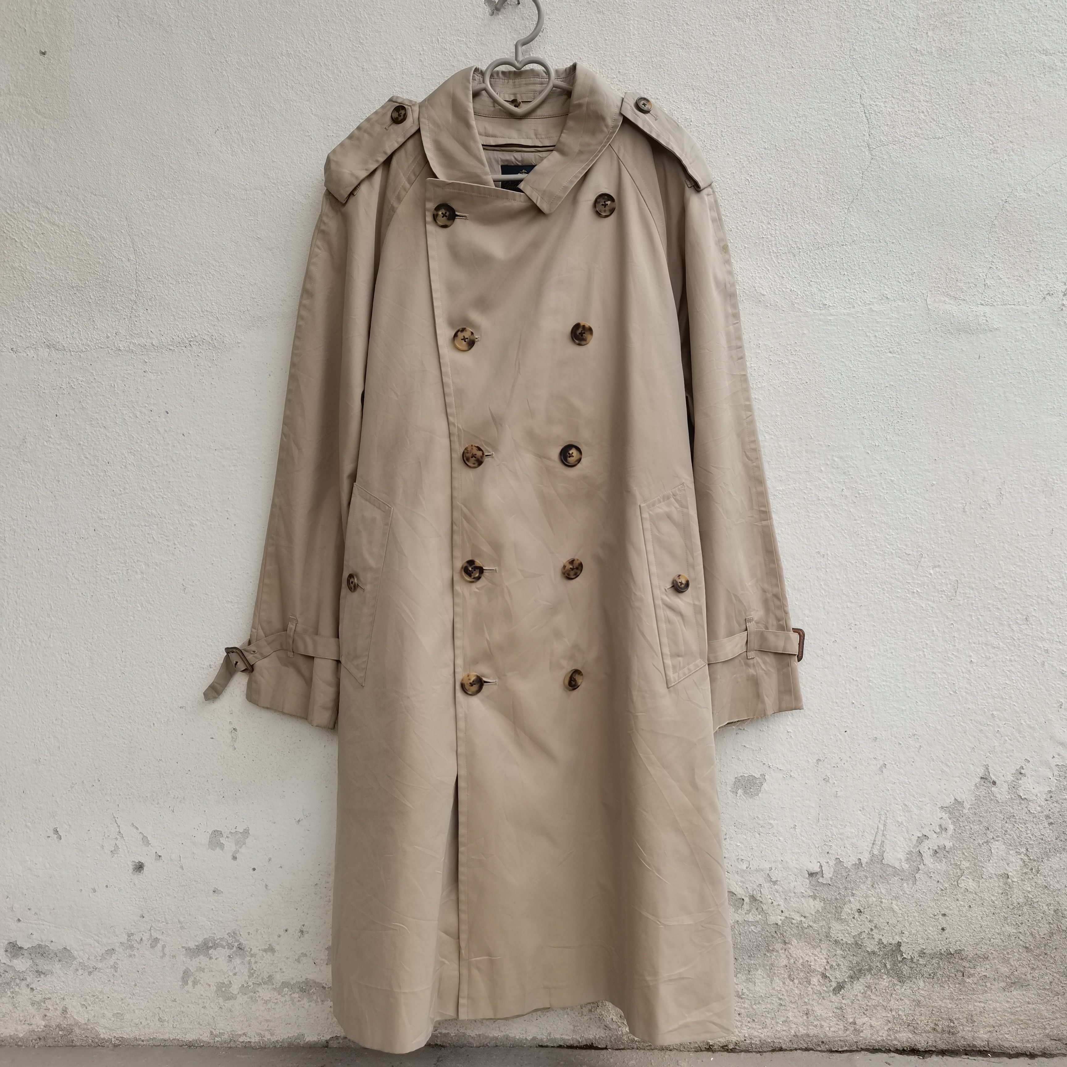 Brooks Brothers × Vintage Steals🔥Vintage Brooks Brothers Belted Trench Coat Size M / US 6-8 / IT 42-44 - 2 Thumbnail