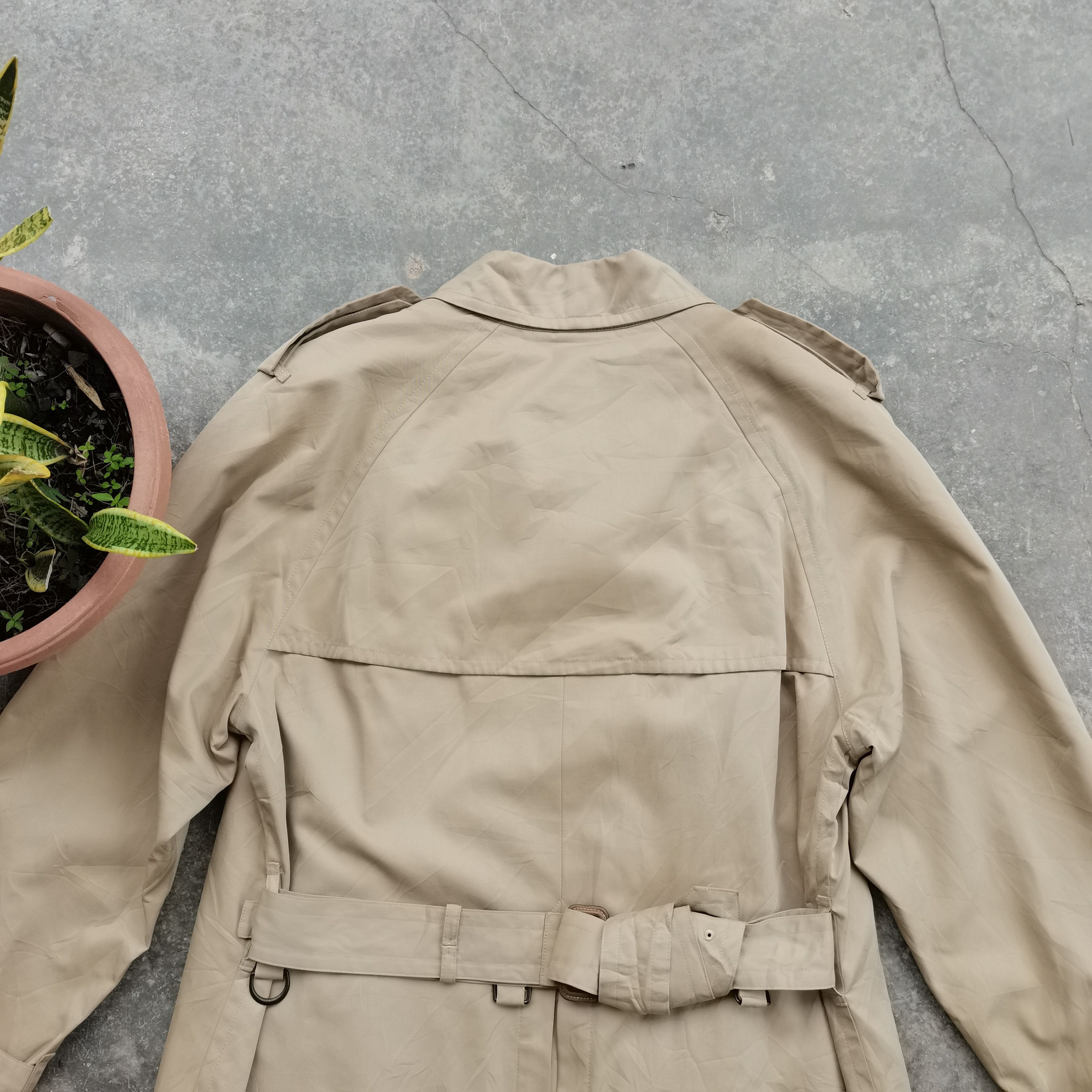 Brooks Brothers × Vintage Steals🔥Vintage Brooks Brothers Belted Trench Coat Size M / US 6-8 / IT 42-44 - 8 Thumbnail