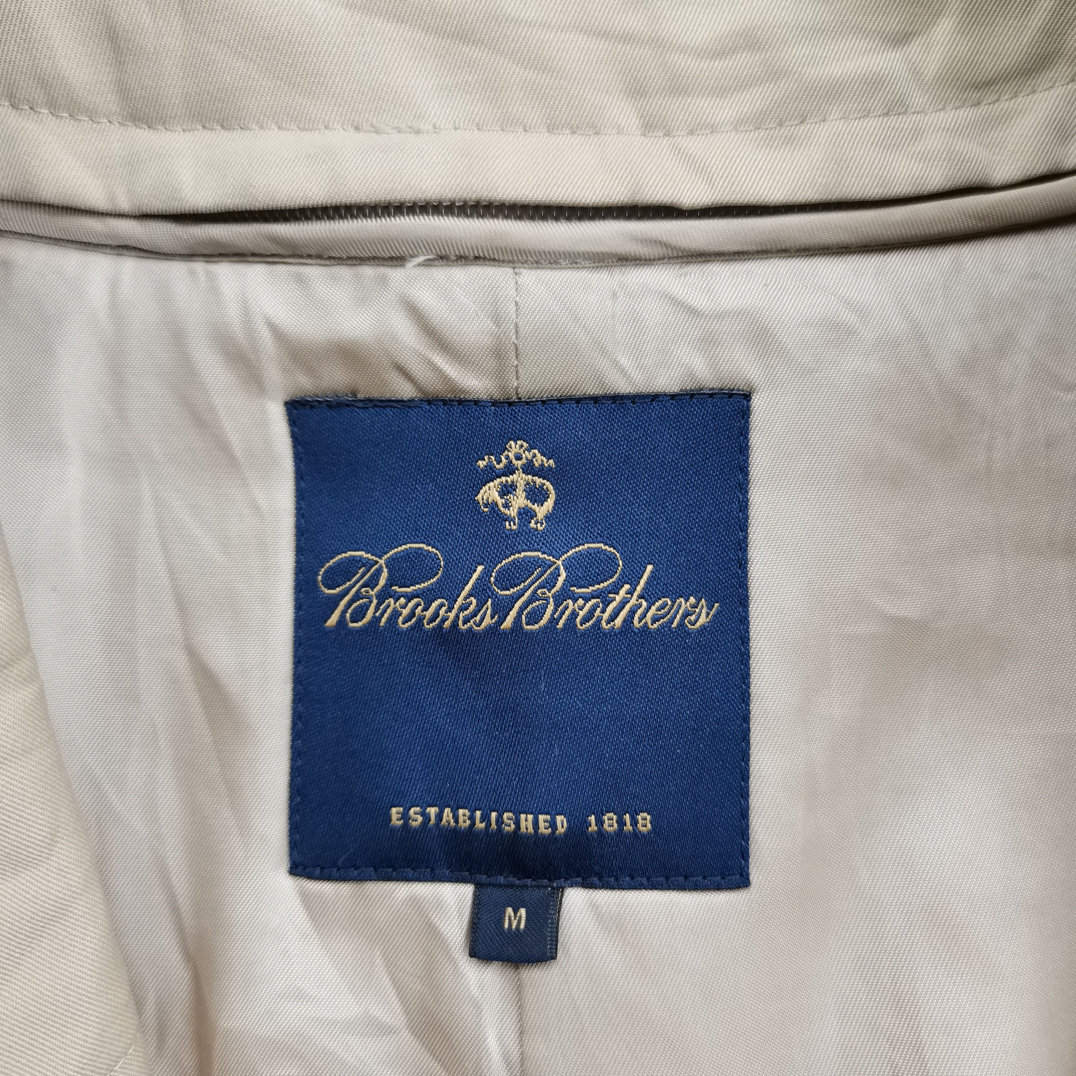 Brooks Brothers × Vintage Steals🔥Vintage Brooks Brothers Belted Trench Coat Size M / US 6-8 / IT 42-44 - 12 Thumbnail