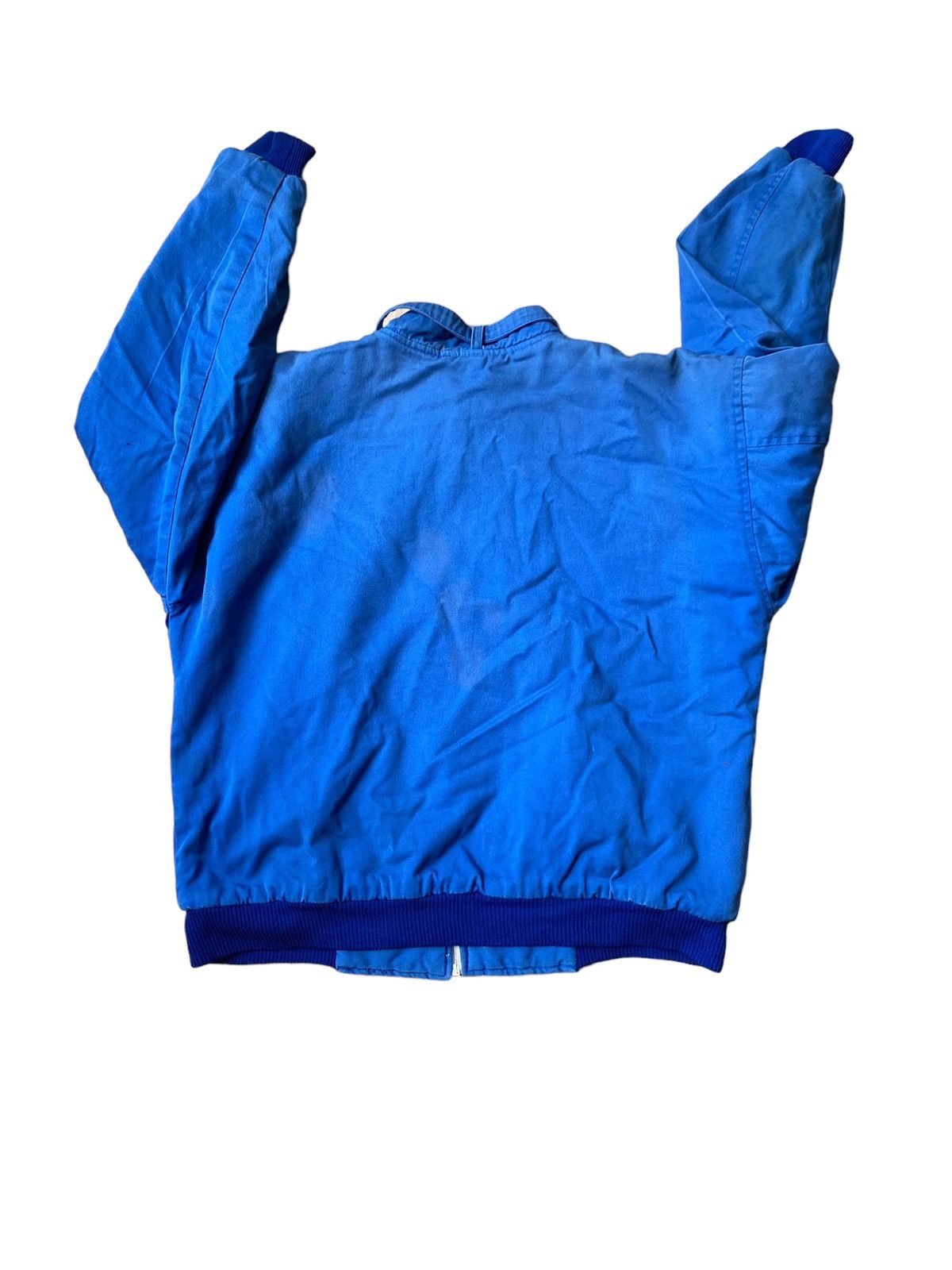 Vintage Vintage baggy crazy faded blue raspberry work jacket 1980s Size US L / EU 52-54 / 3 - 3 Thumbnail