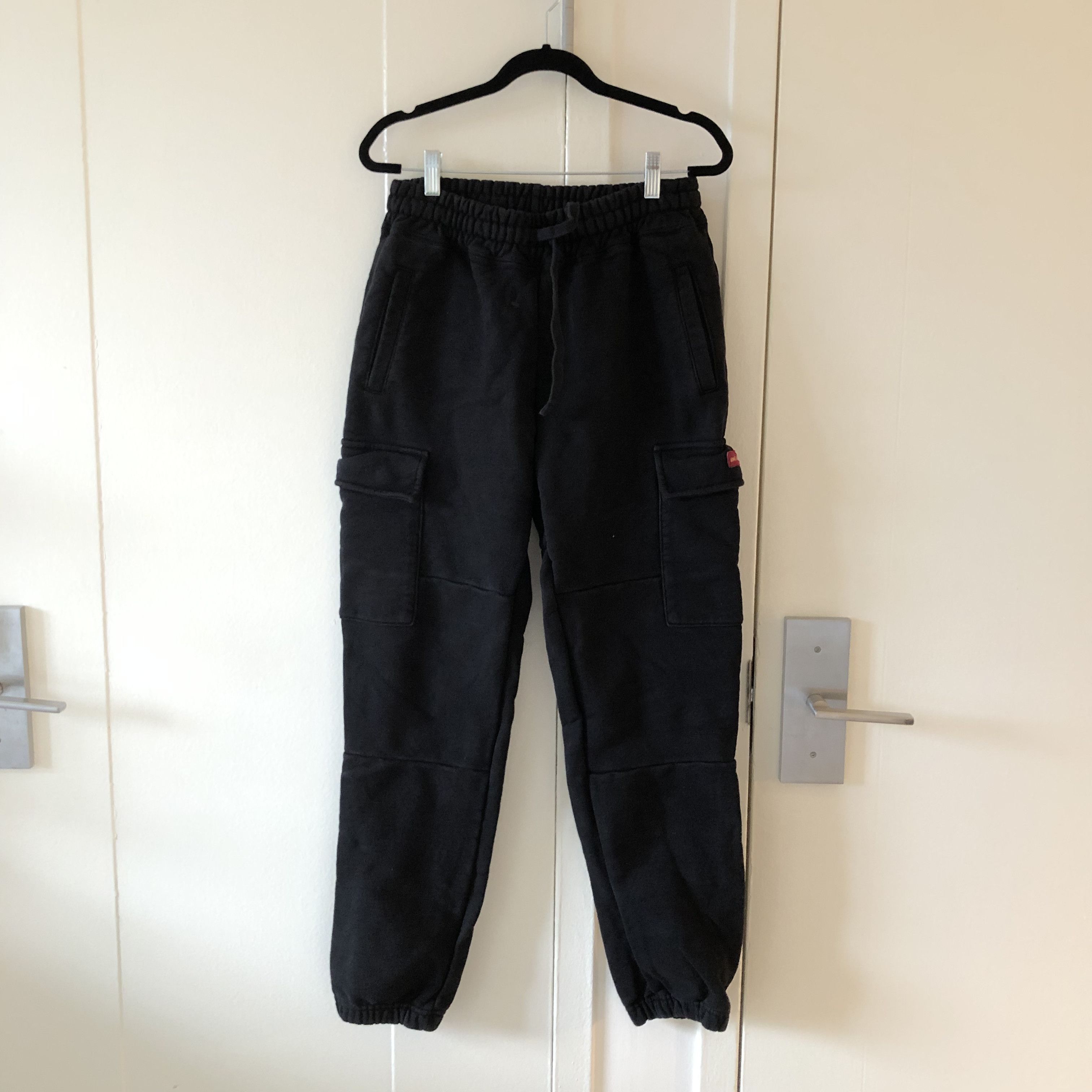 Image of Aime Leon Dore Carpenter Sweatpants in Black, Men's (Size 30)