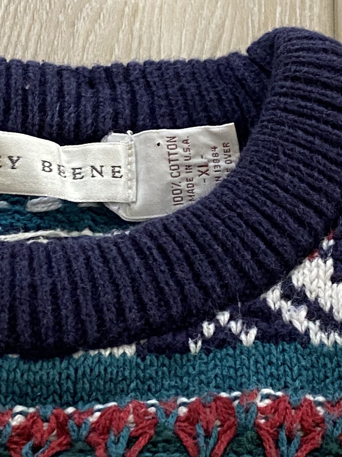 Vintage Vintage baggy 1990s abstract knitwear skater sweater Size US M / EU 48-50 / 2 - 4 Thumbnail