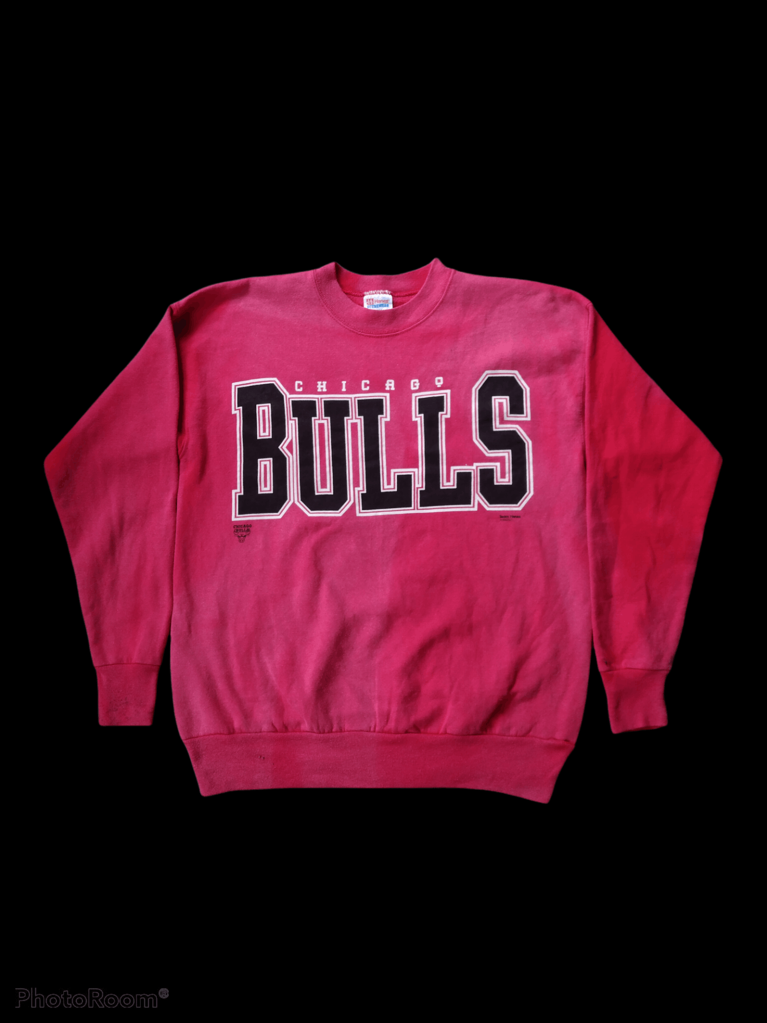 NBA THRASHED SUN FADED NBA CHICAGO BULL 90s SWEATSHIRT SPELLOUT Size US M / EU 48-50 / 2 - 1 Thumbnail