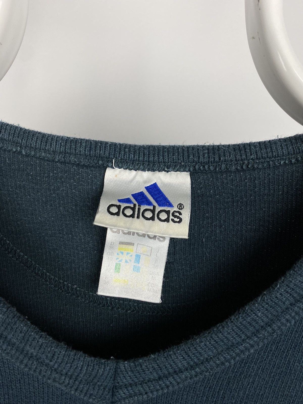 Adidas × Vintage 90s Adidas vintage green sweatshirt small logo Size US M / EU 48-50 / 2 - 3 Thumbnail