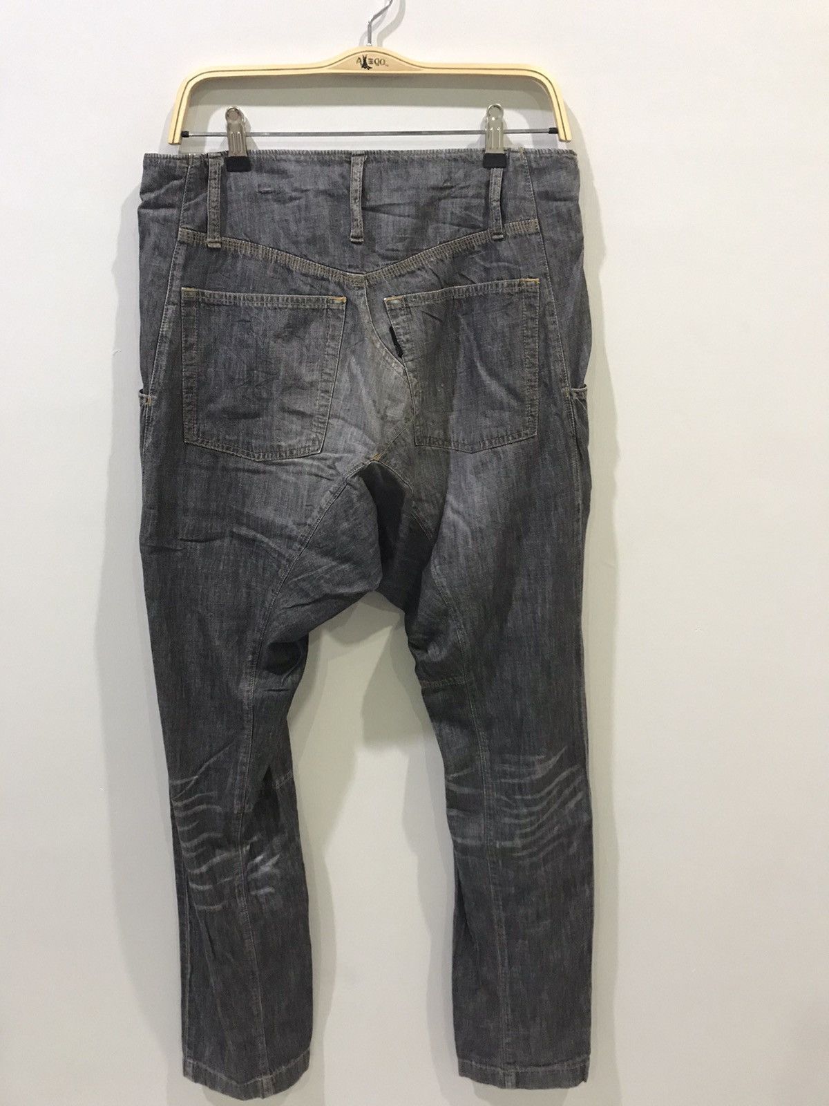 CABANE de ZUCCa CABANE de ZUCCA XIssey Miyake Designer Crazy Seam Pant Size US 33 - 11 Thumbnail