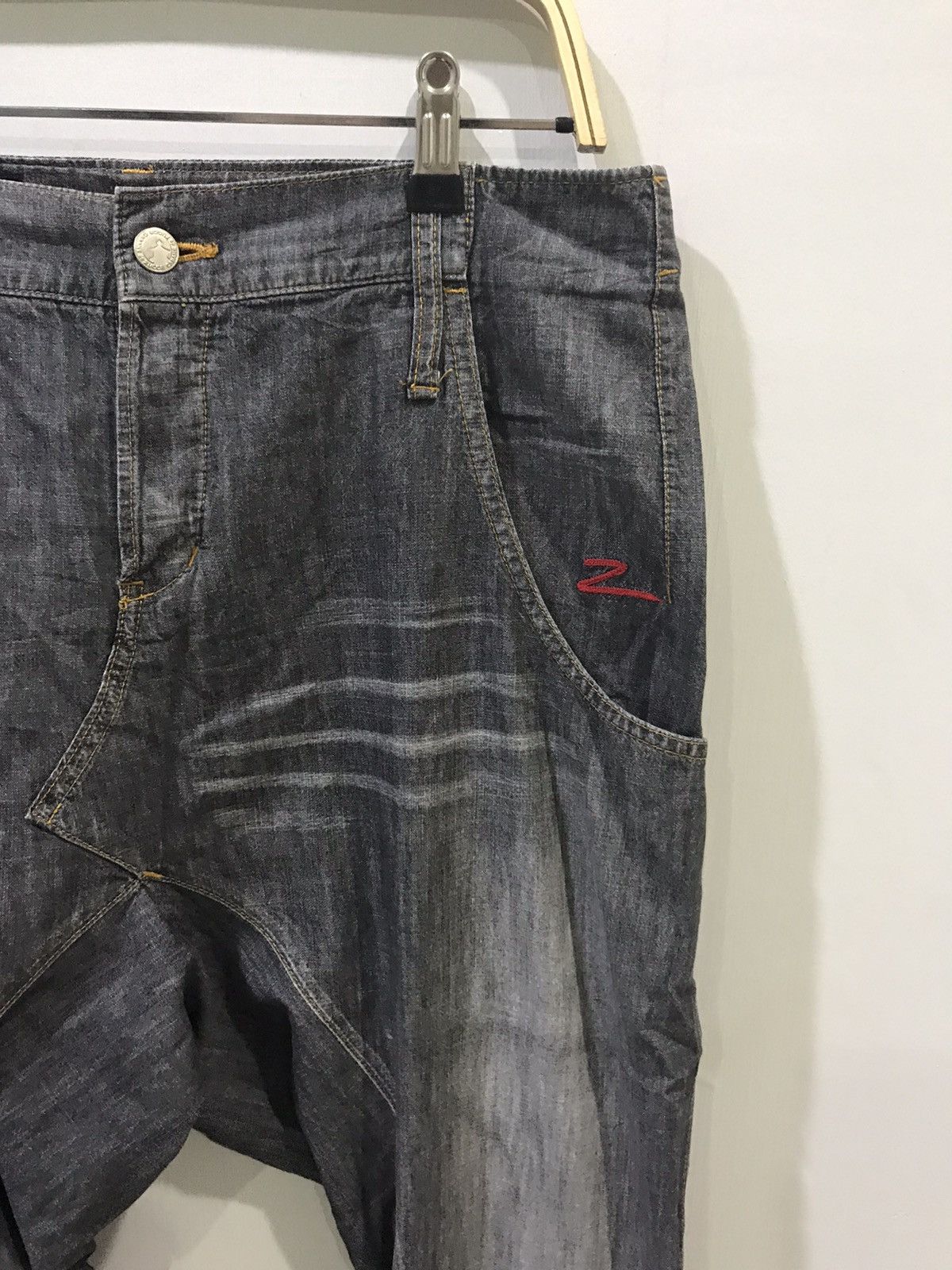 CABANE de ZUCCa CABANE de ZUCCA XIssey Miyake Designer Crazy Seam Pant Size US 33 - 6 Thumbnail