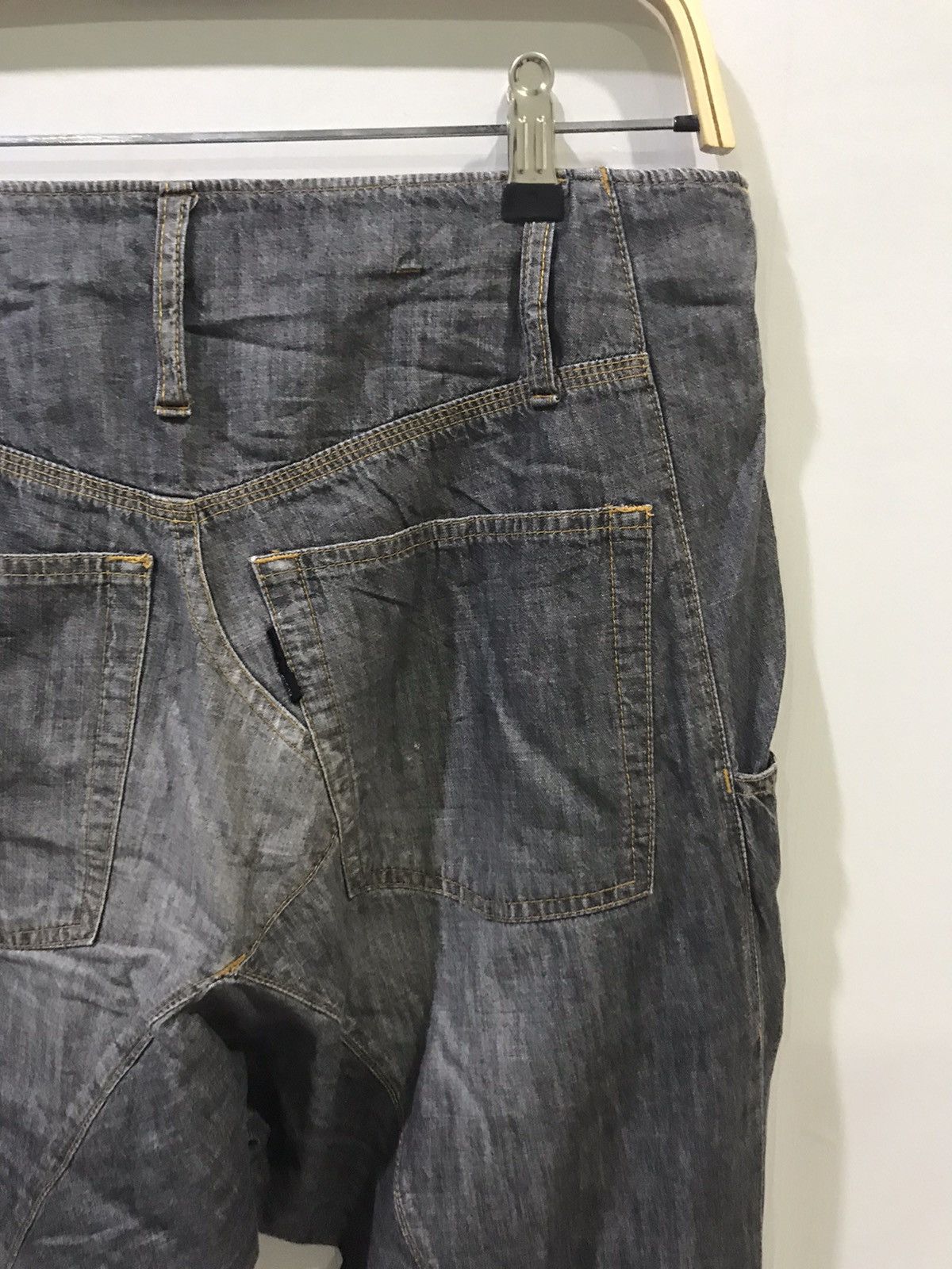 CABANE de ZUCCa CABANE de ZUCCA XIssey Miyake Designer Crazy Seam Pant Size US 33 - 13 Thumbnail