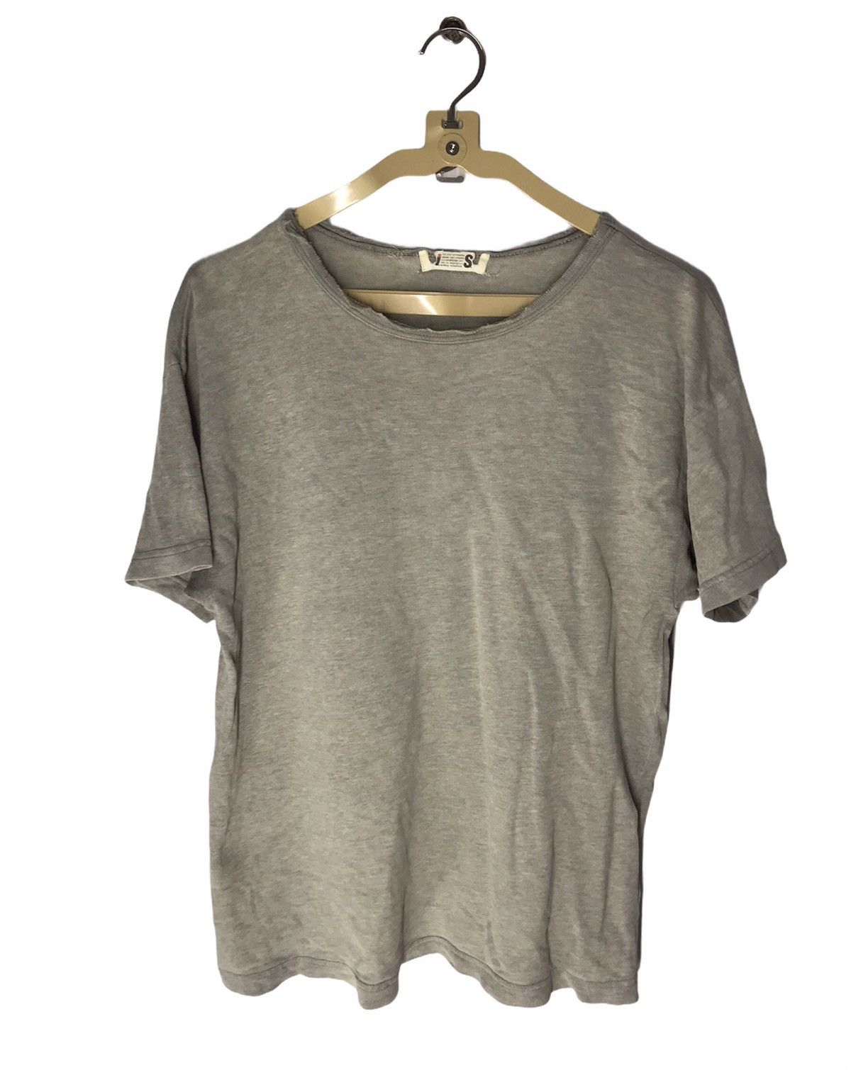 Designer × Issey Miyake × Japanese Brand IS PLAIN DISTRESSED TSHIRT BY ISSEY MIYAKE Size US M / EU 48-50 / 2 - 2 Thumbnail