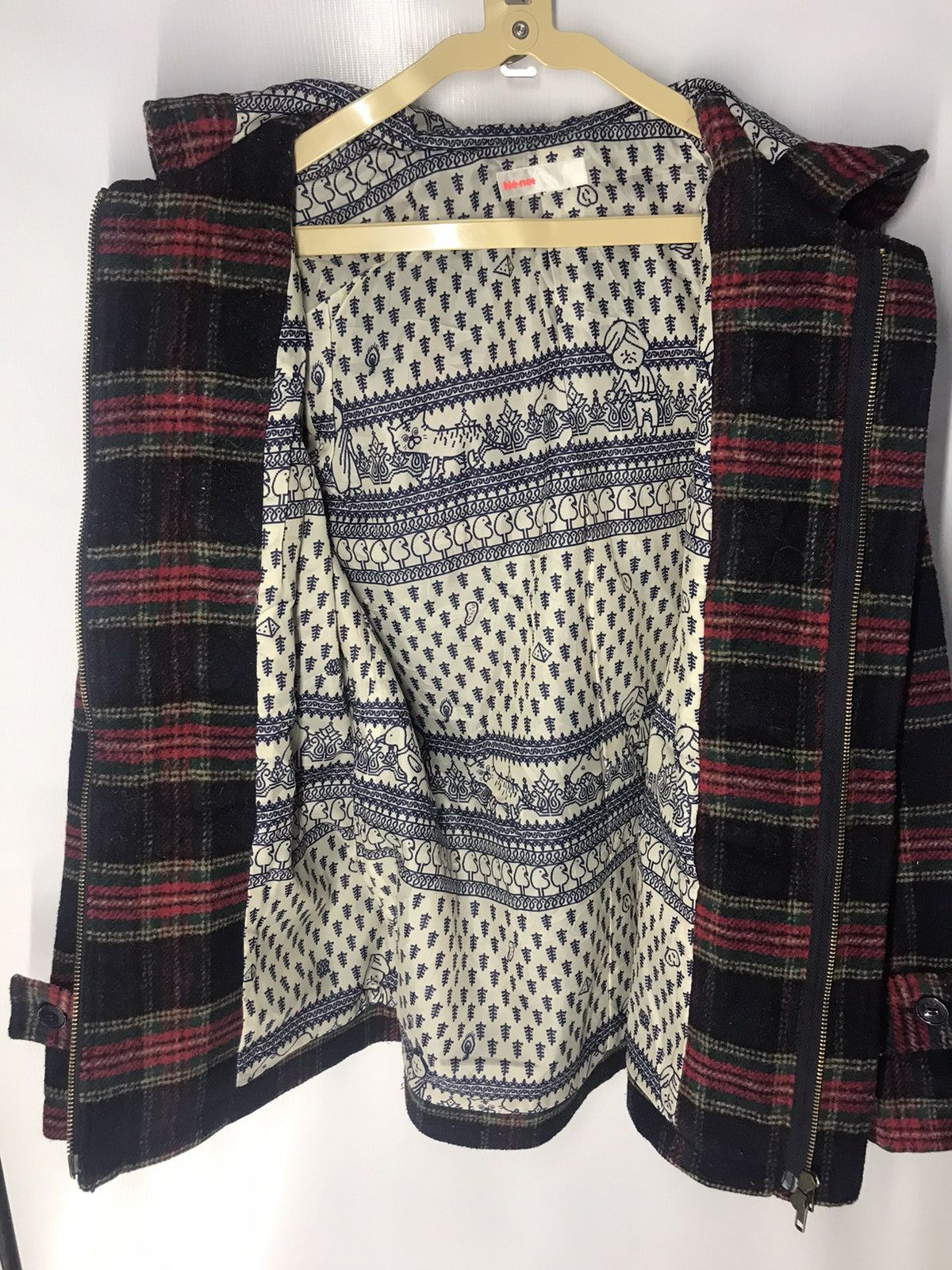 Issey Miyake × Japanese Brand Ne-net wool jacket with hoodie by issey miyake Size US M / EU 48-50 / 2 - 7 Thumbnail