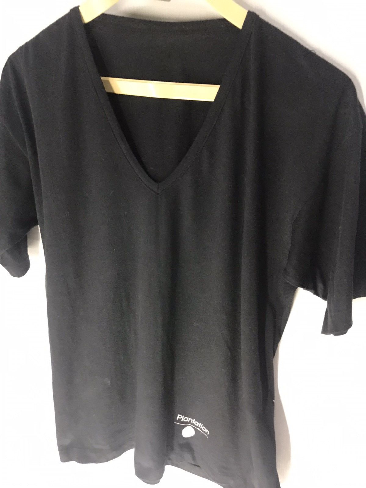 Issey Miyake × Japanese Brand Plantation plain vneck tshirt Size US M / EU 48-50 / 2 - 6 Thumbnail