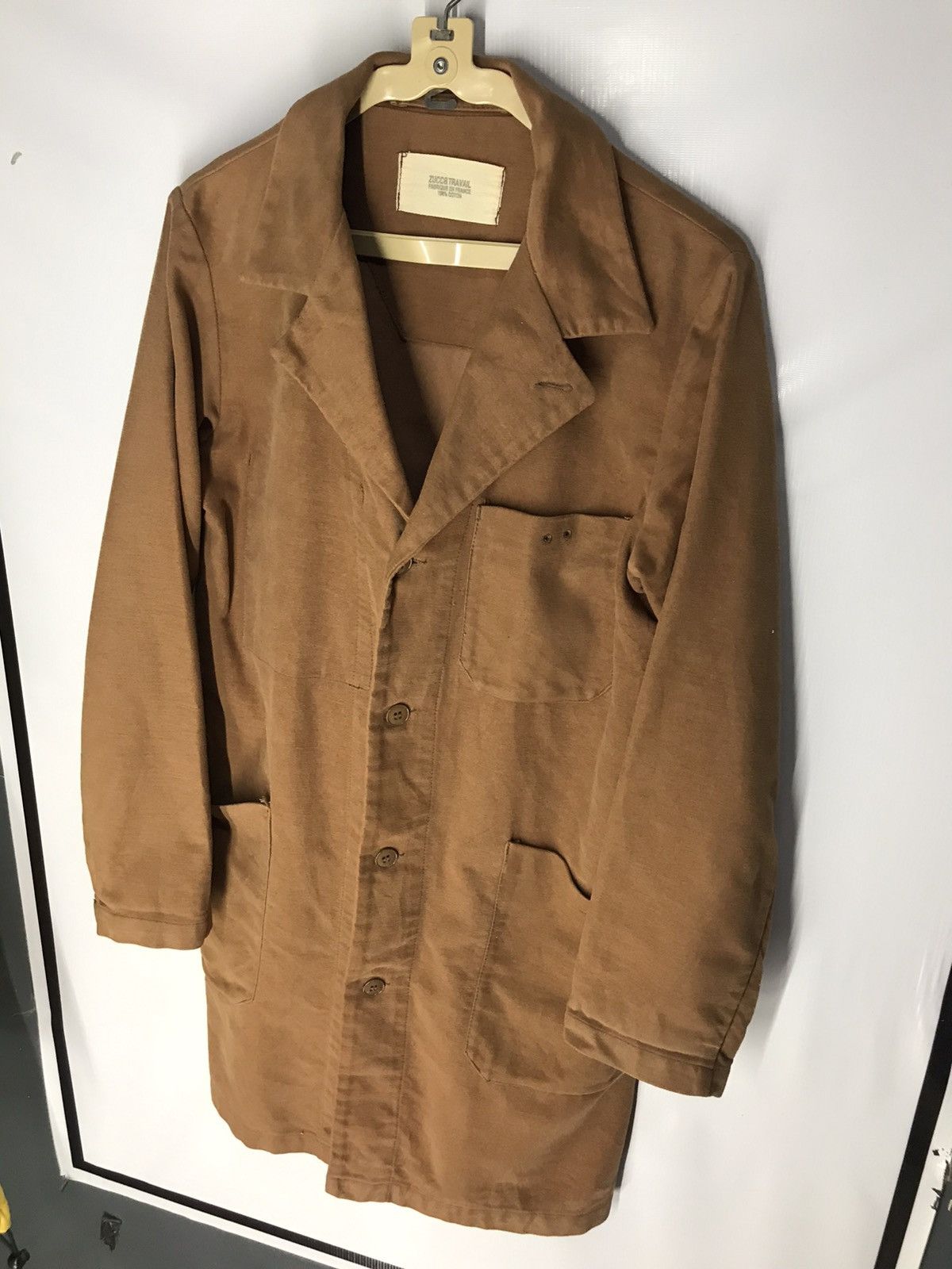 CABANE de ZUCCa × Designer × Issey Miyake Vtg ZUCCA TRAVAIL Cabane De Zucca Button Up Long Jacket Size US M / EU 48-50 / 2 - 5 Thumbnail