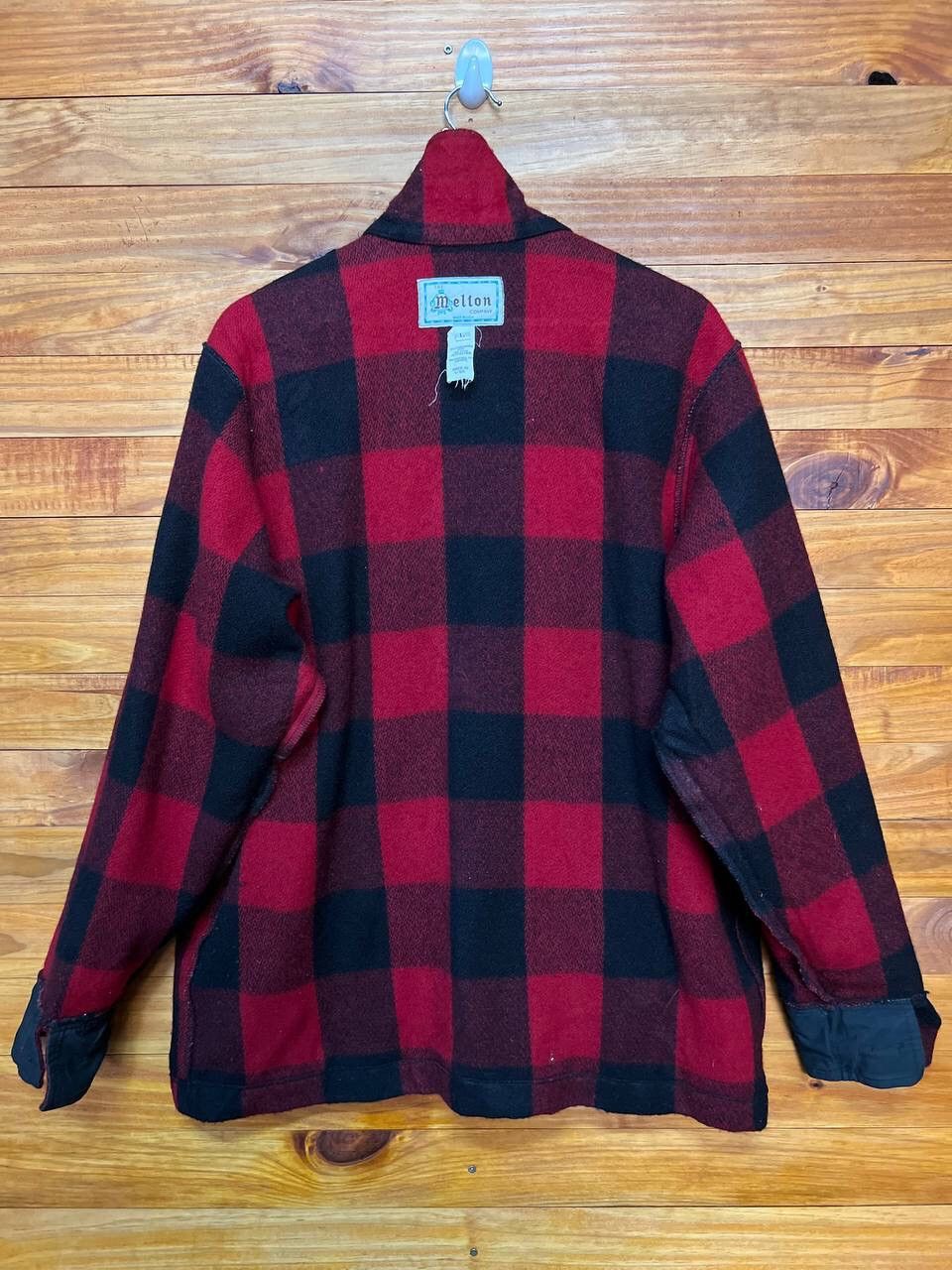 Vintage VINTAGE MELTON COMPANY WOOL PLAID JACKET Size US L / EU 52-54 / 3 - 11 Thumbnail