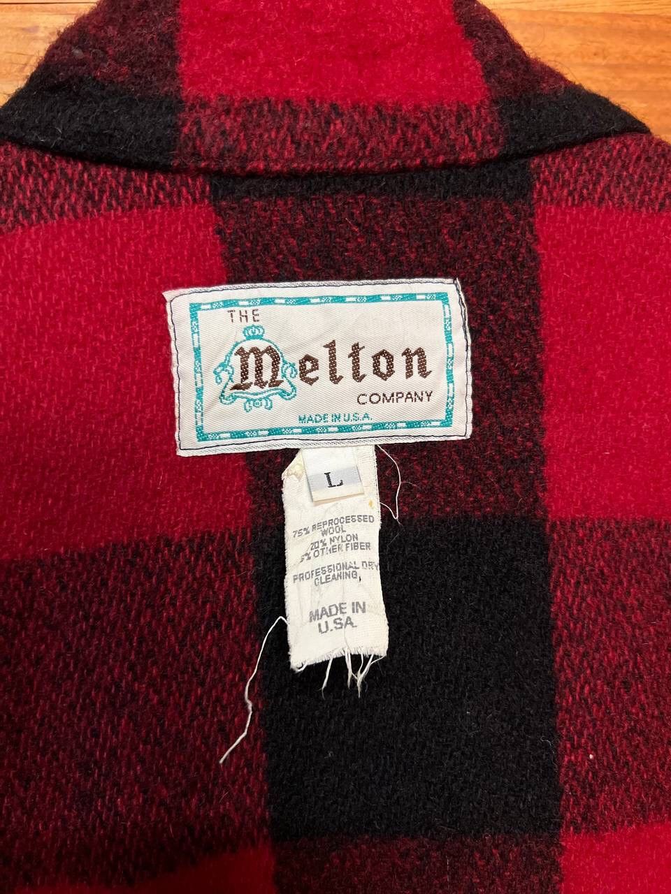 Vintage VINTAGE MELTON COMPANY WOOL PLAID JACKET Size US L / EU 52-54 / 3 - 12 Thumbnail