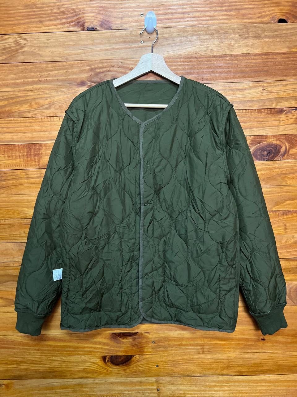 Japanese Brand J.FERRY MEN ARMY GREEN QUILTED JACKET Size US M / EU 48-50 / 2 - 4 Thumbnail