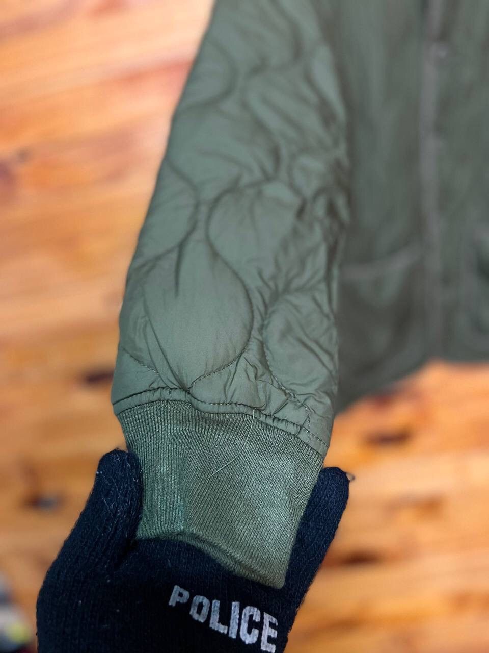 Japanese Brand J.FERRY MEN ARMY GREEN QUILTED JACKET Size US M / EU 48-50 / 2 - 8 Thumbnail