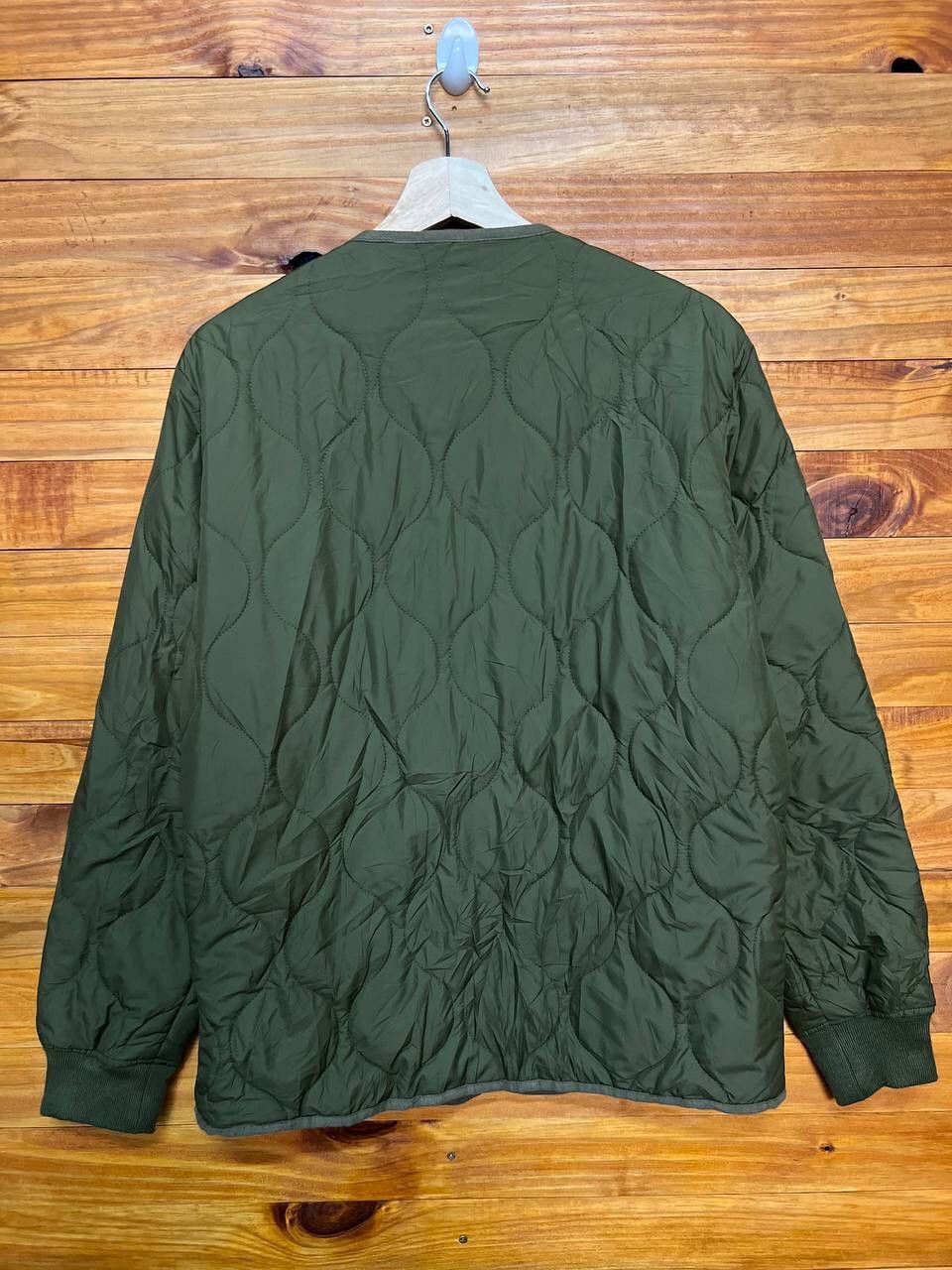 Japanese Brand J.FERRY MEN ARMY GREEN QUILTED JACKET Size US M / EU 48-50 / 2 - 7 Thumbnail