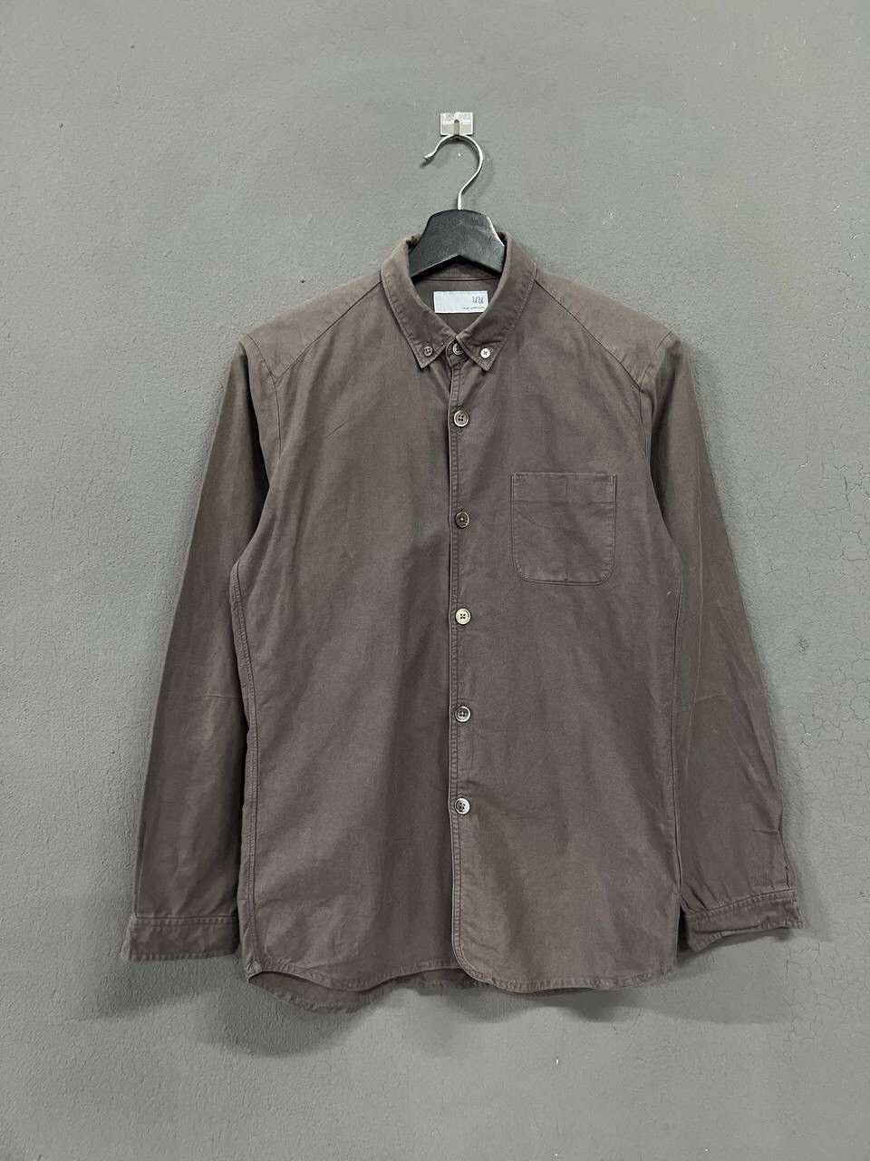 Image of Uu Uniqlo Undercover Button Up Shirt in Brown, Men's (Size Small)