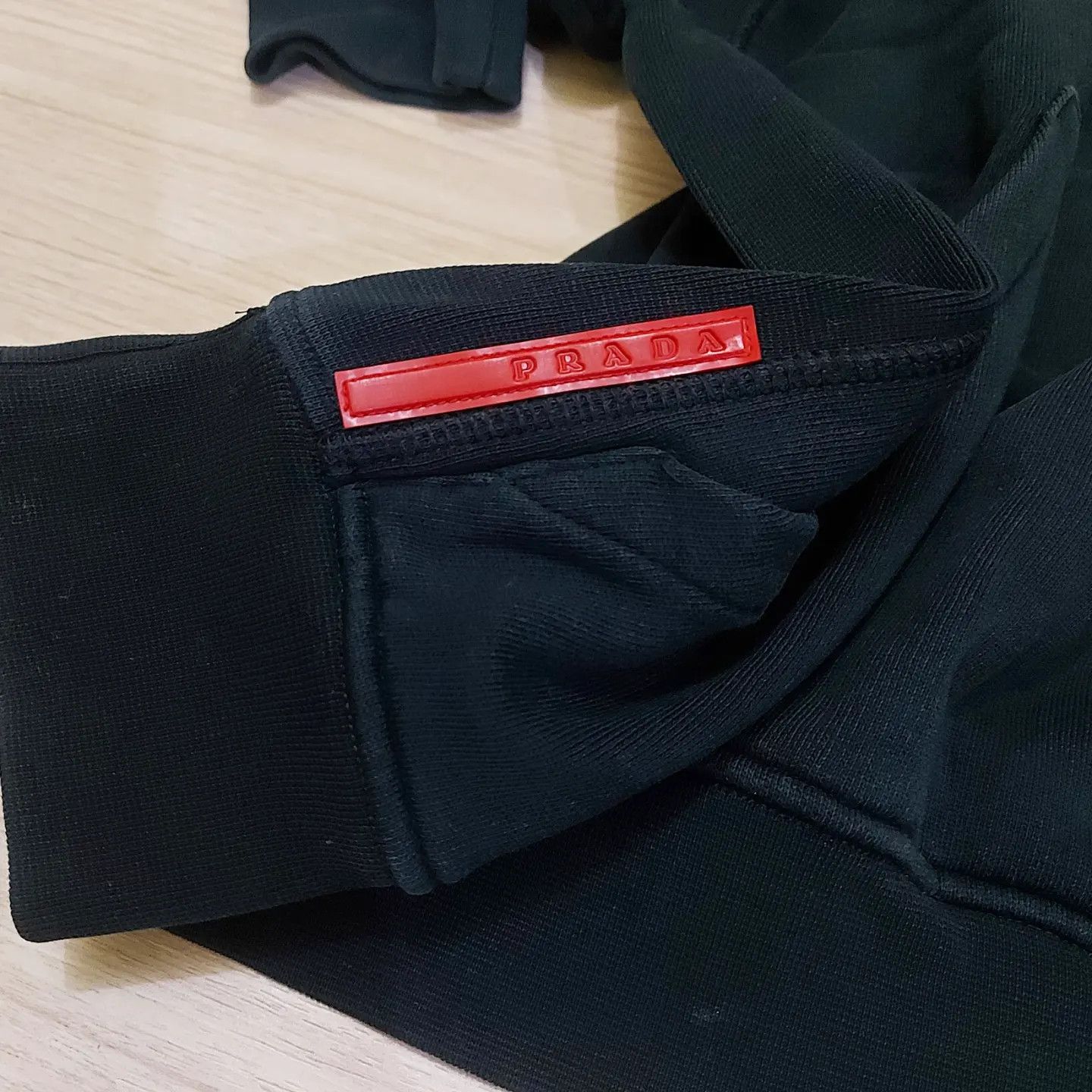 Prada PRADA Plain Black Pullover Hoodie Size US M / EU 48-50 / 2 - 5 Thumbnail