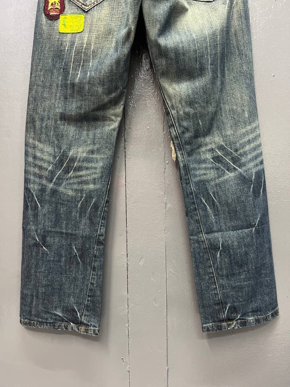 Japanese Brand VINTAGE NIR DISTRESS BADGES JEANS Size US 33 - 13 Thumbnail